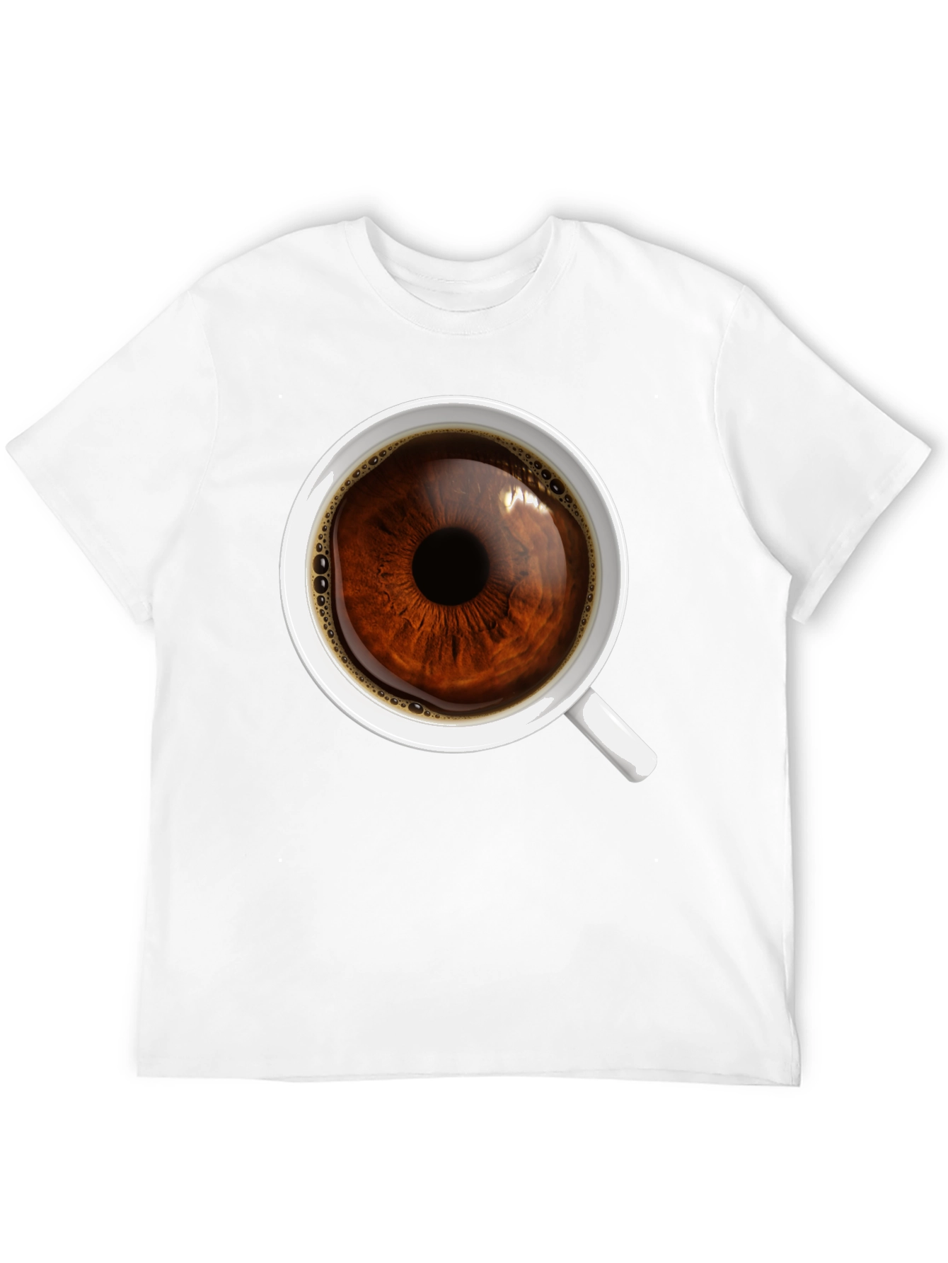 Black Eye See Coffee T-Shirt - Unique Graphic Tee view 12