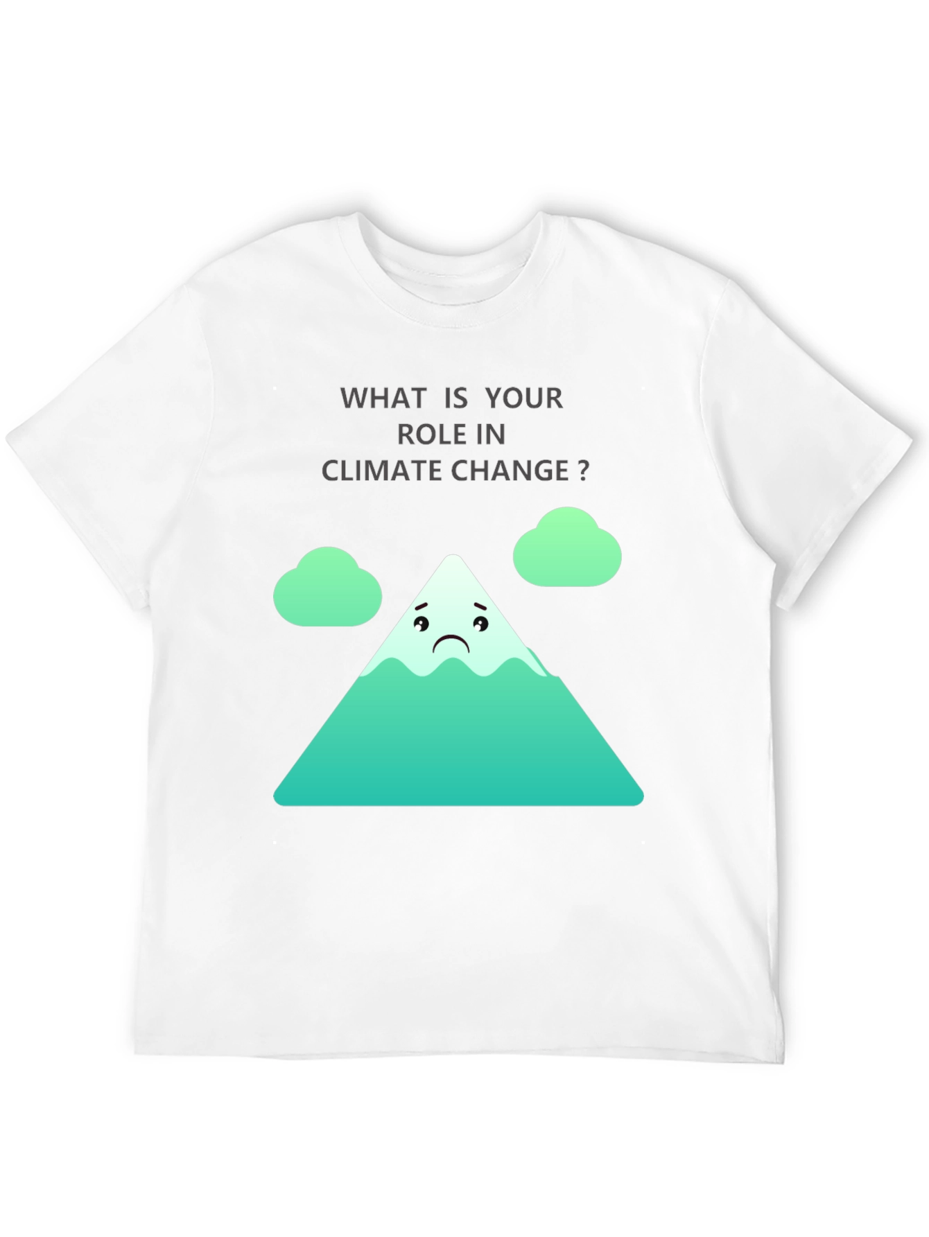 Black Climate Change Role T-Shirt view 12