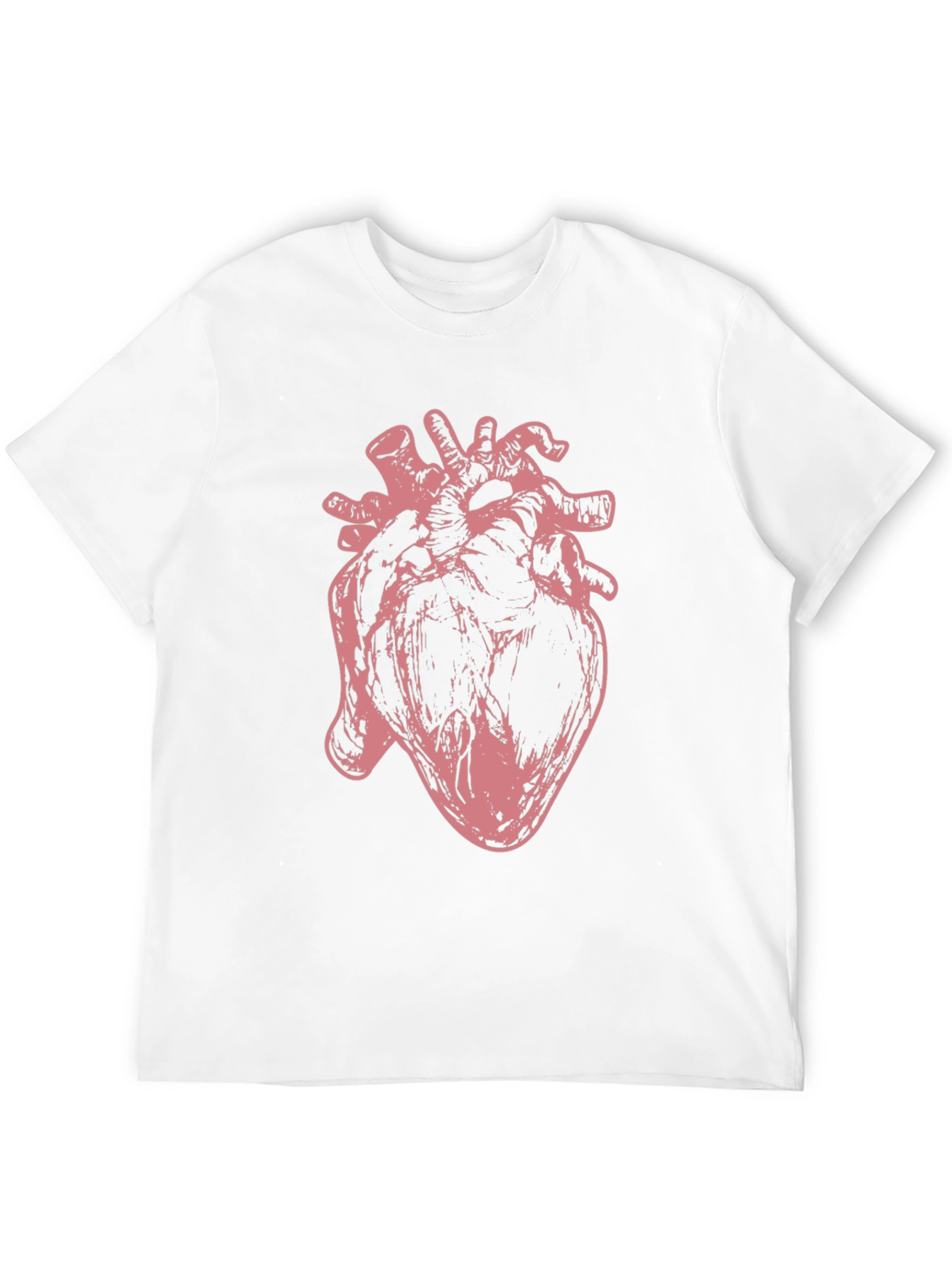 Black Anatomical Heart Graphic Tee - Unique Design view 12