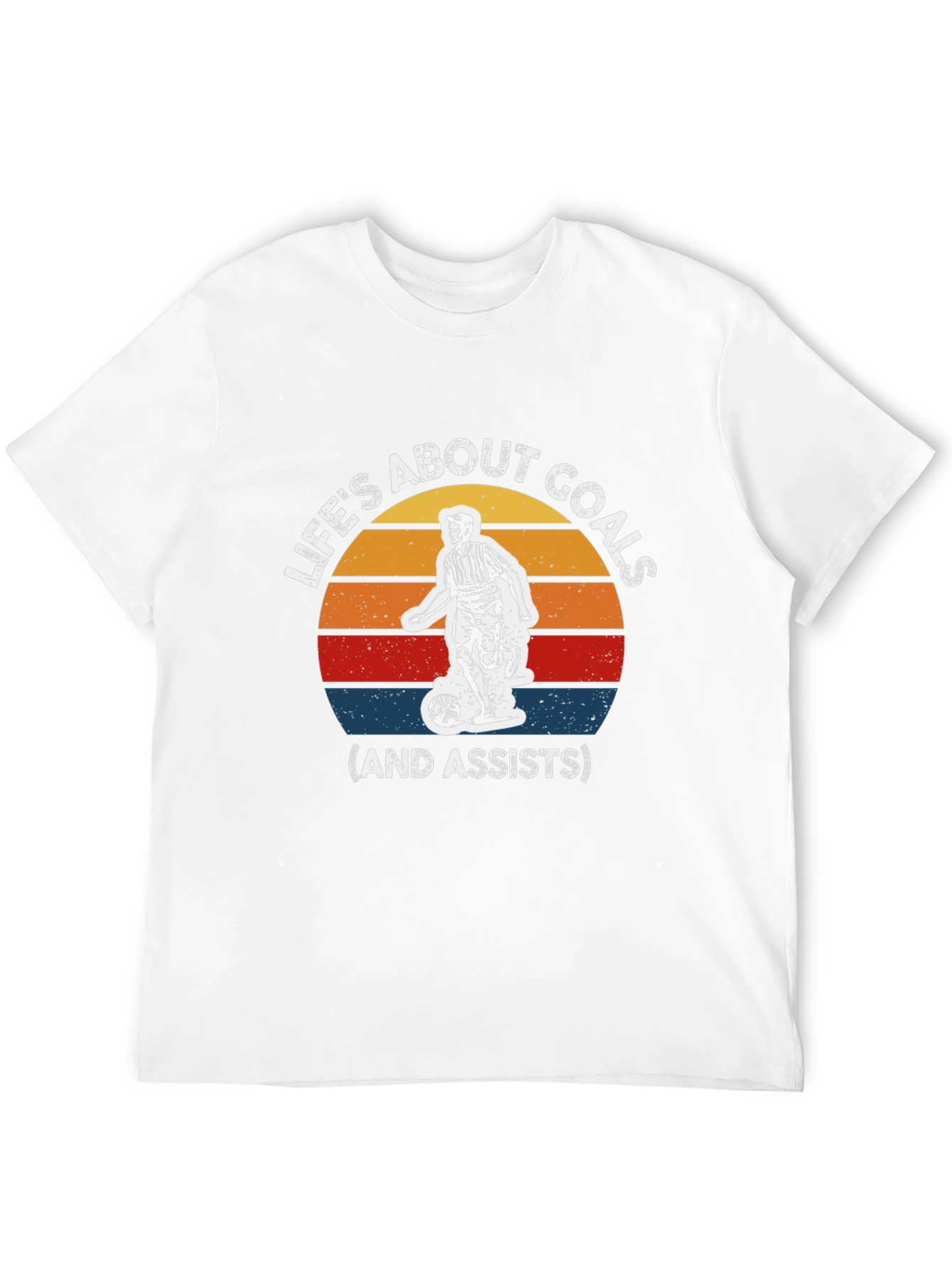 Black Life's About Goals Soccer T-Shirt view 12