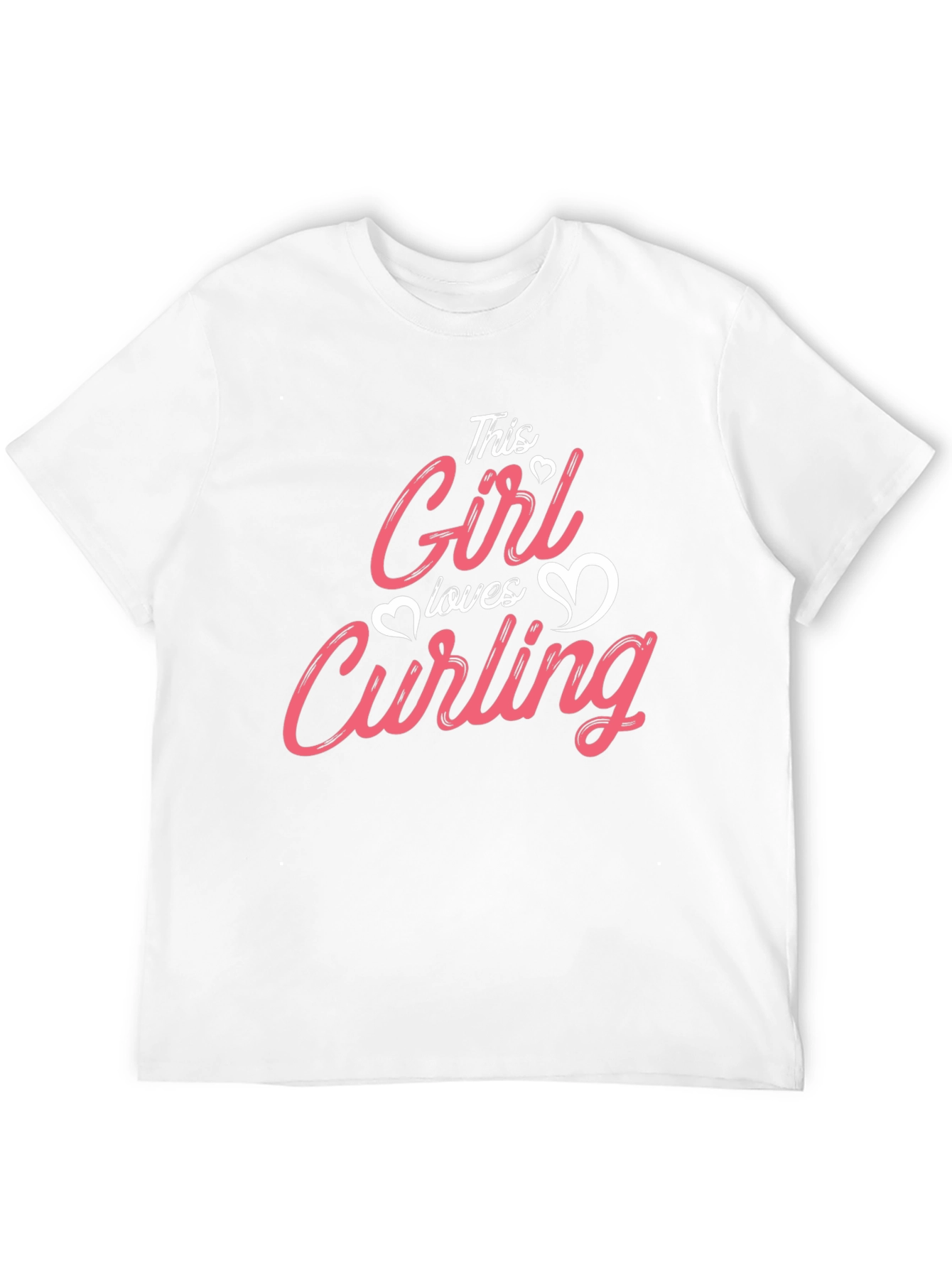 Black This Girl Loves Curling T-Shirt Black view 12