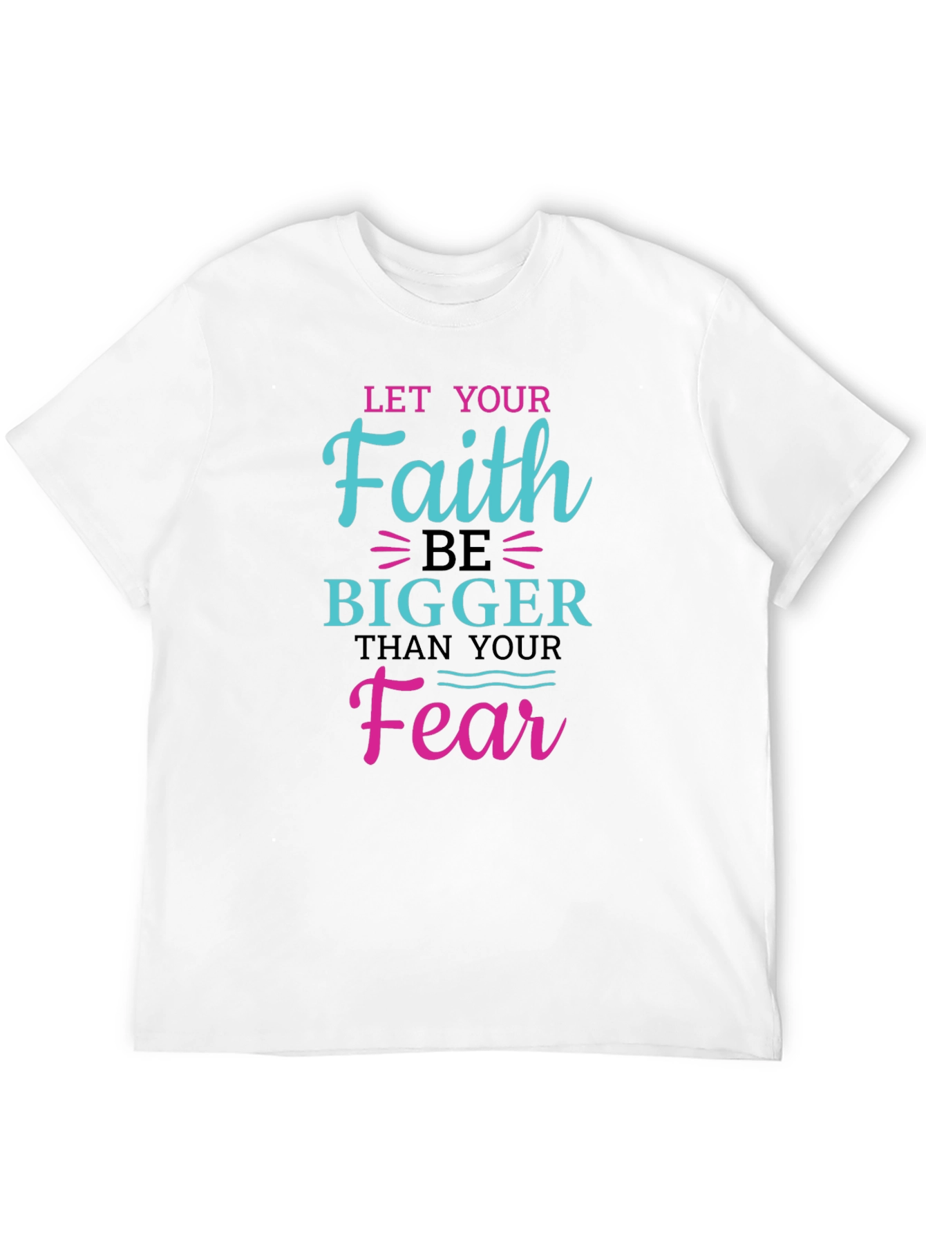 Black Faith Over Fear Graphic Tee - Inspiring Christian Shirt view 12