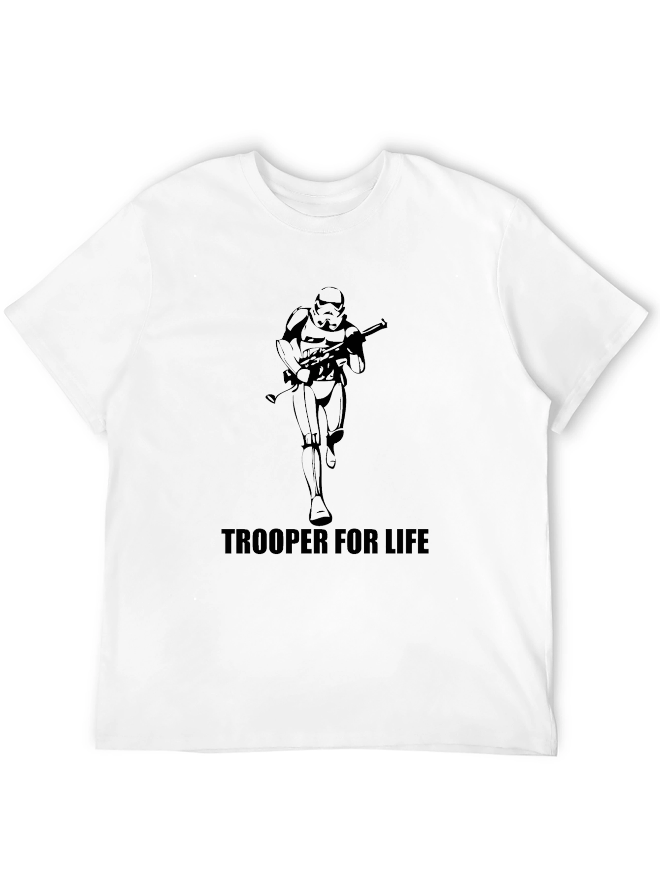 Black Trooper For Life Black T-Shirt view 12