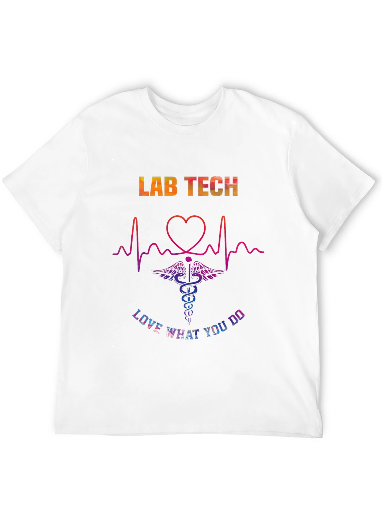 Black Lab Tech Love What You Do Graphic T-Shirt view 12