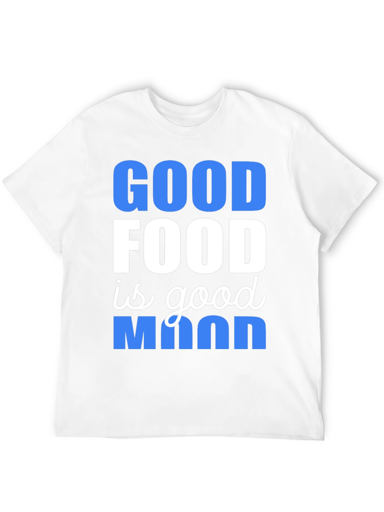 Black Good Food Good Mood T-Shirt view 12
