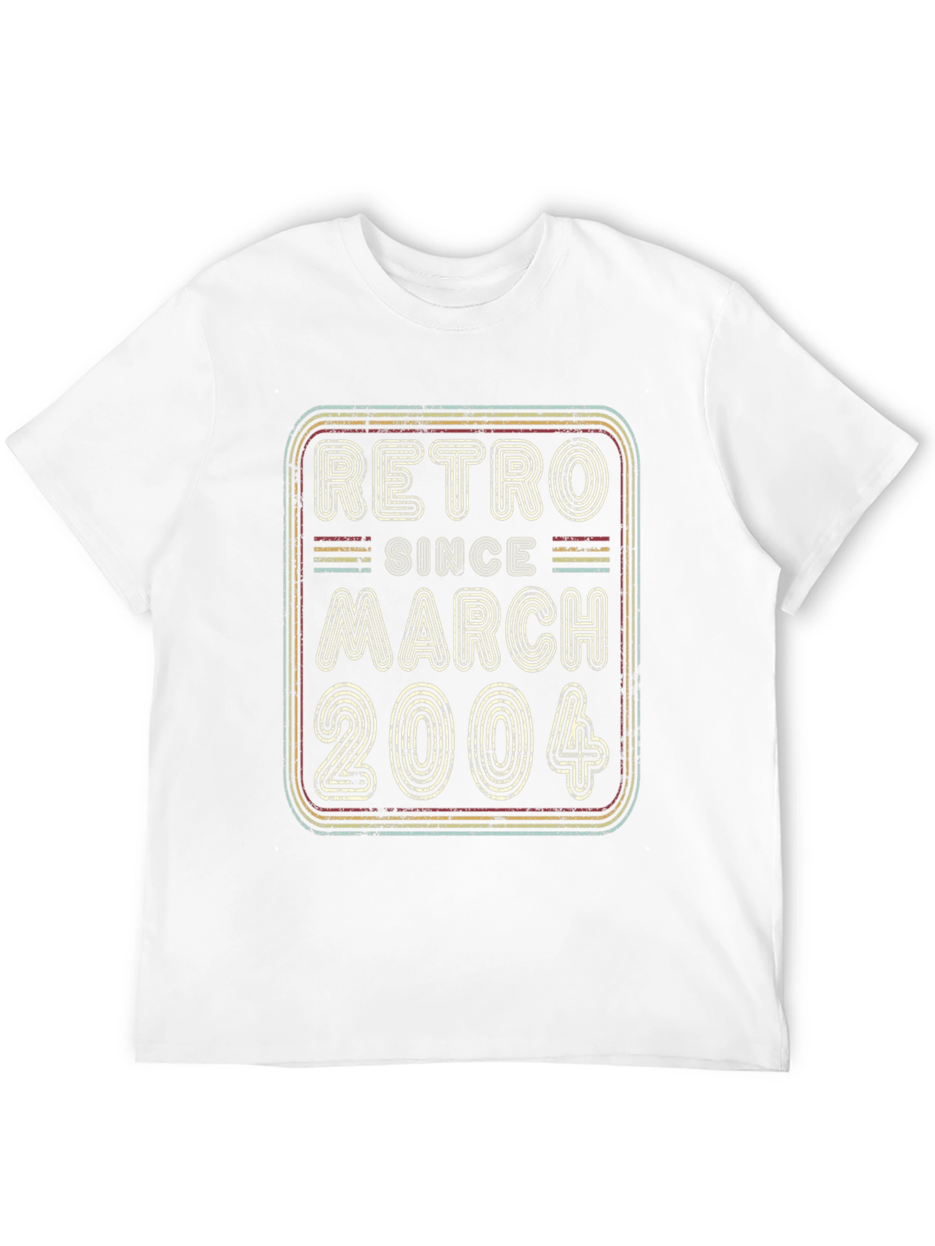 Black Retro Since March 2004 Black T-Shirt view 12