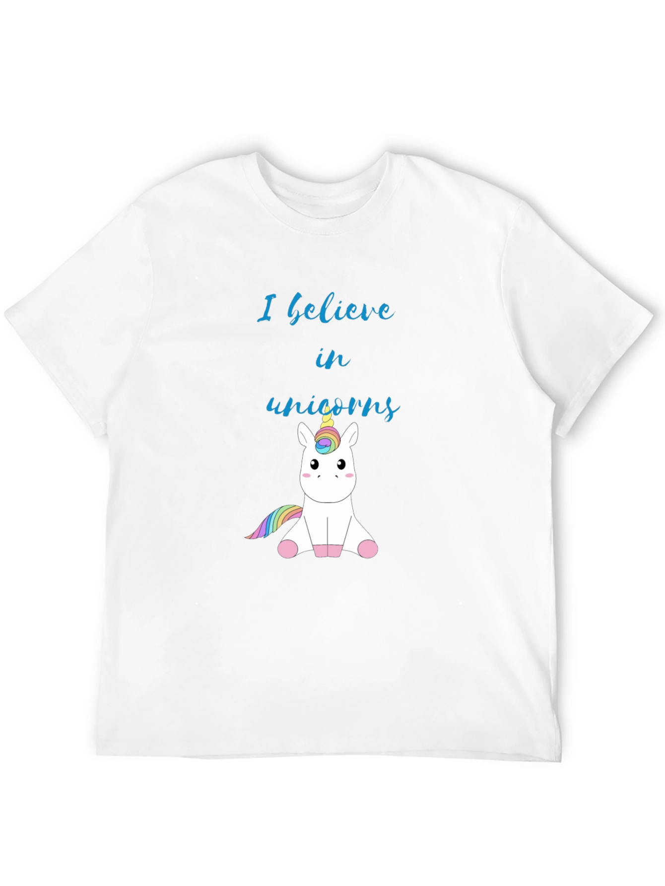 Black Unicorn Believer Black T-Shirt view 12