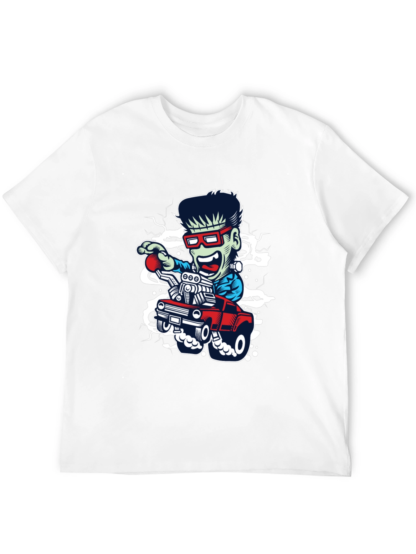 Black Monster Truck Graphic Tee - Unique Design view 12
