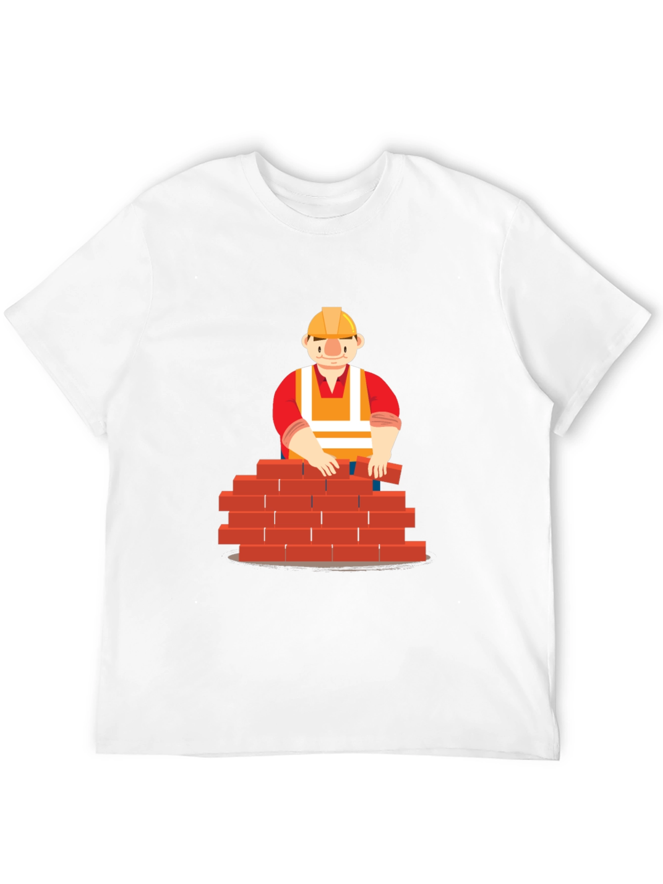 Black Bricklayer Graphic T-Shirt - Construction Worker Tee view 12