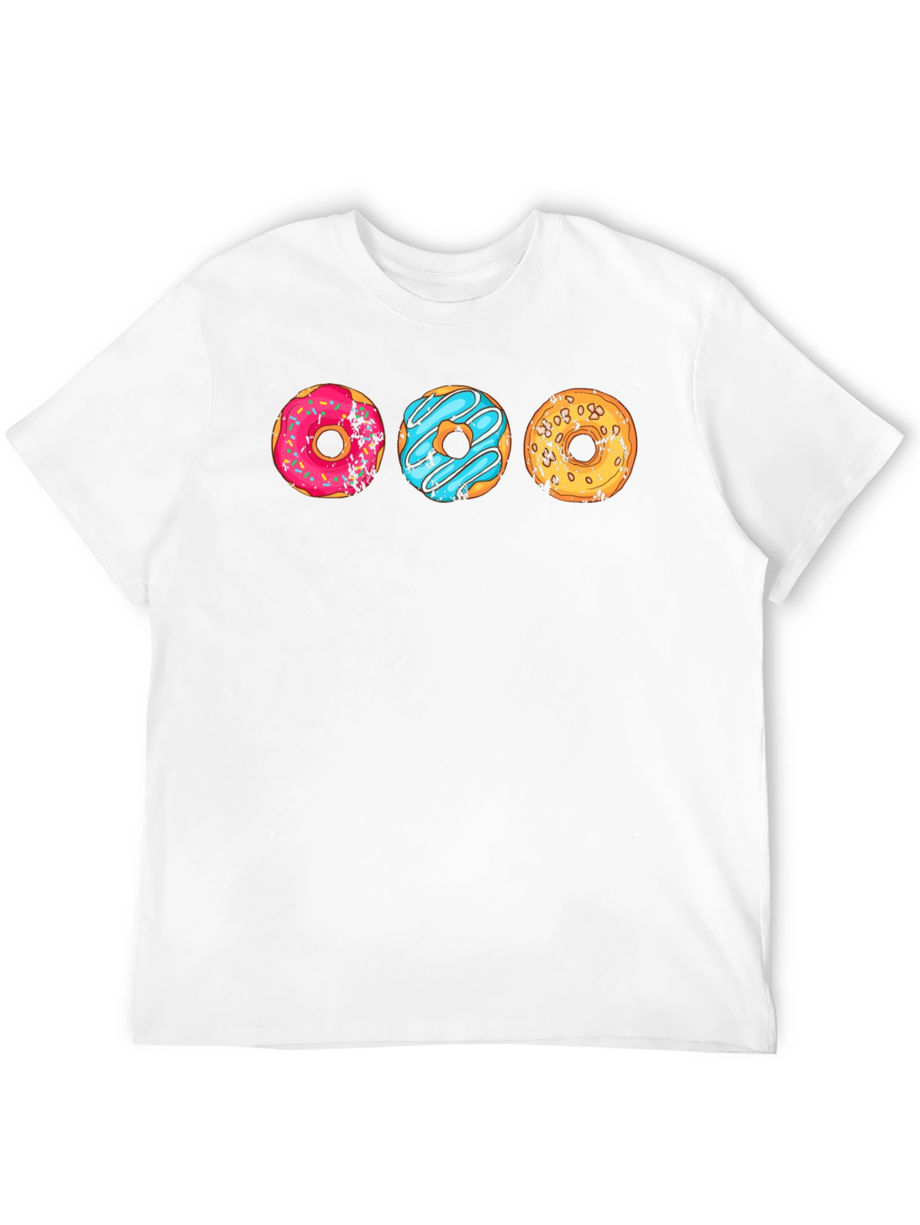 Black Donut Graphic T-Shirt - Unique Foodie Tee view 12