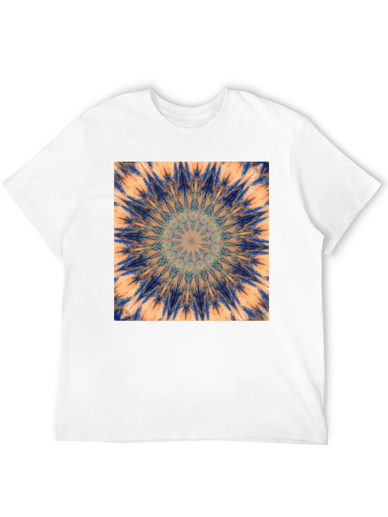 Black Tie-Dye Kaleidoscope Graphic Tee view 12