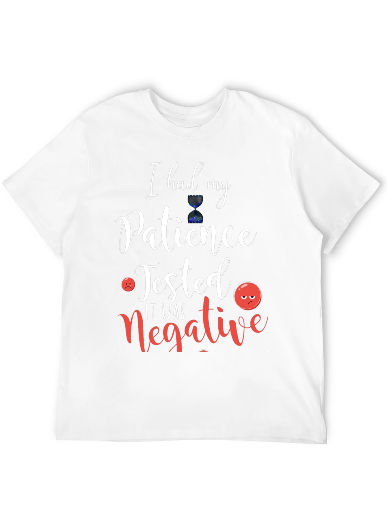 Black Humorous 'Patience Tested' Graphic Tee view 12