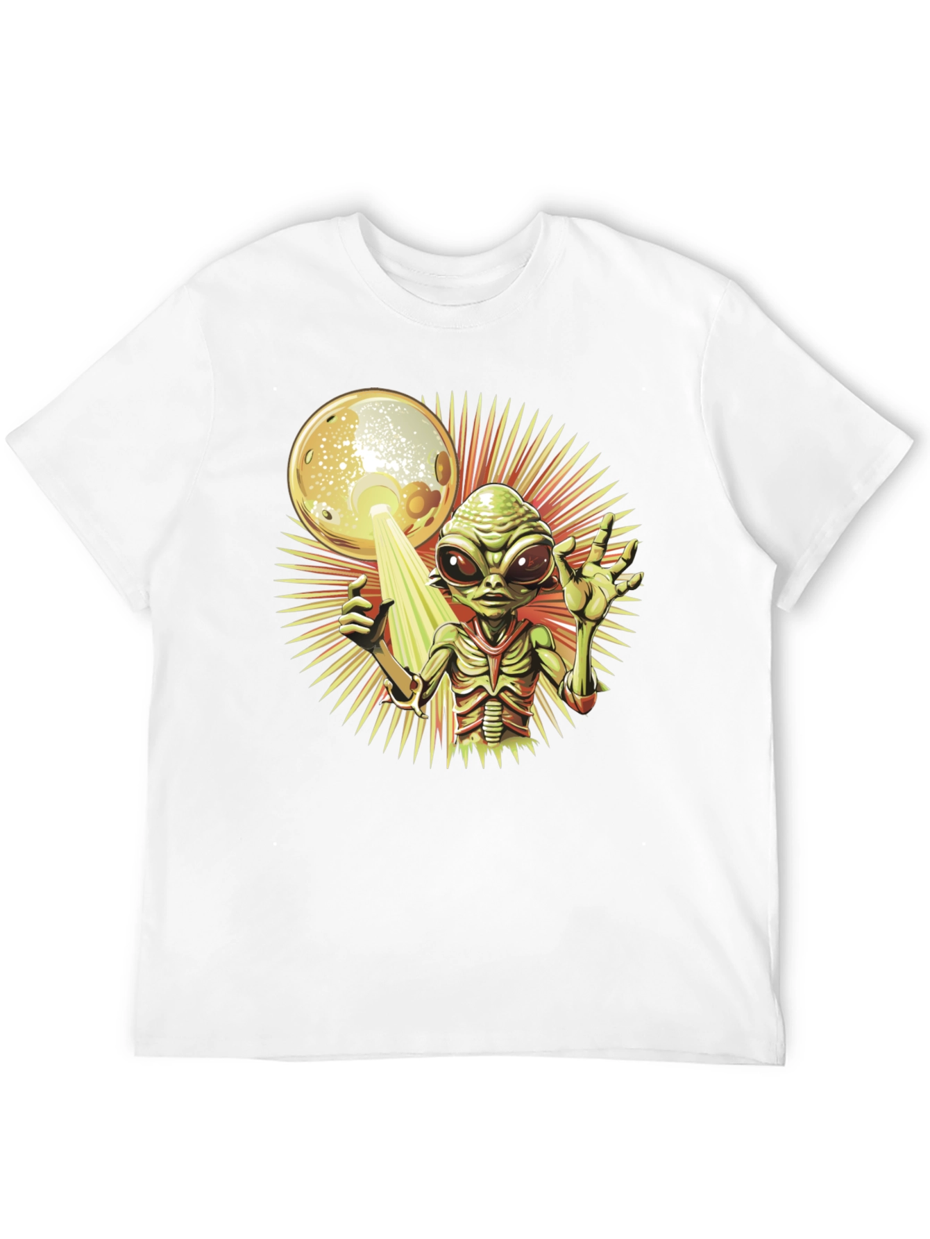 Black Alien Abduction T-Shirt - Out of This World Style view 12