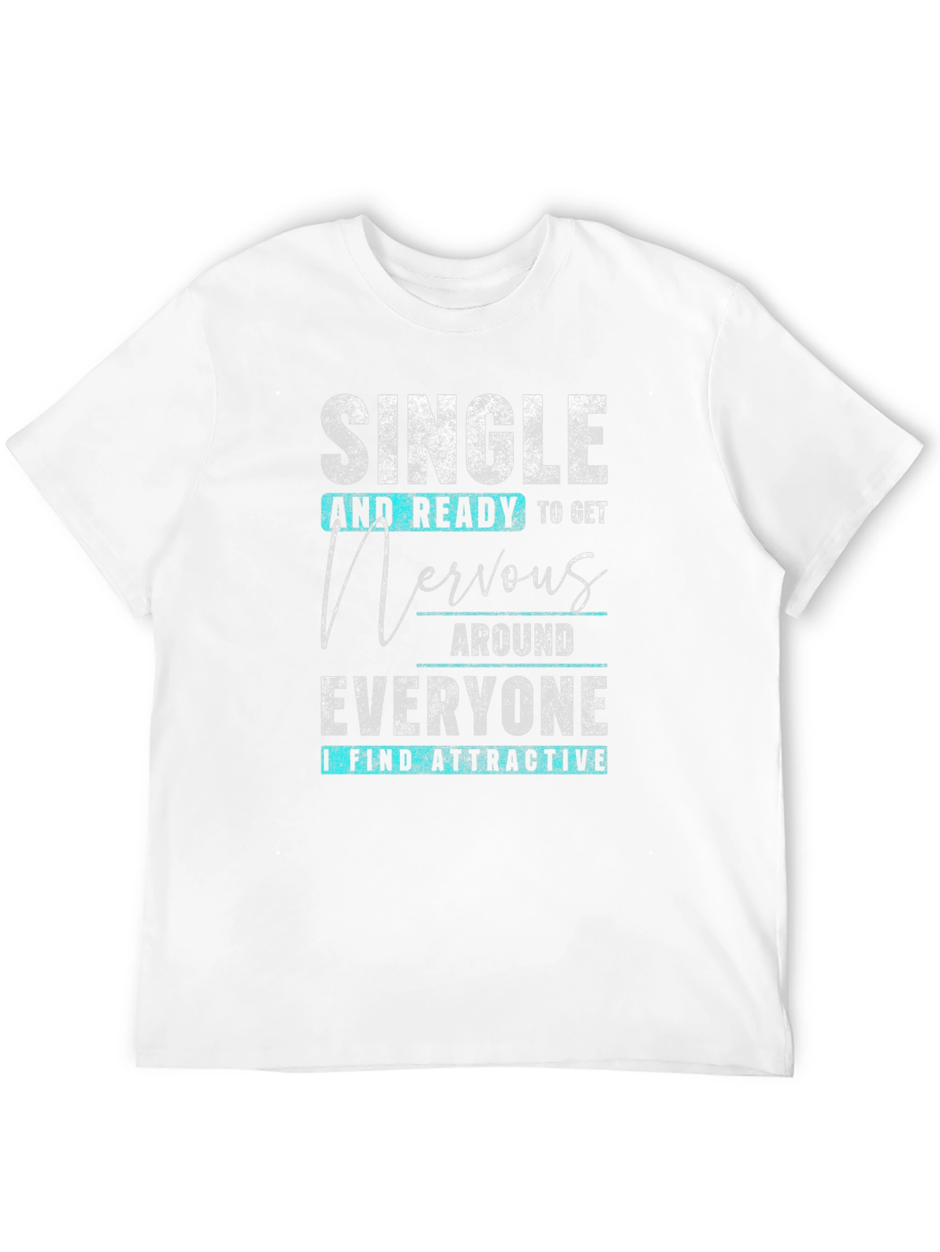 Black Single & Ready T-Shirt - Funny Dating Tee view 12