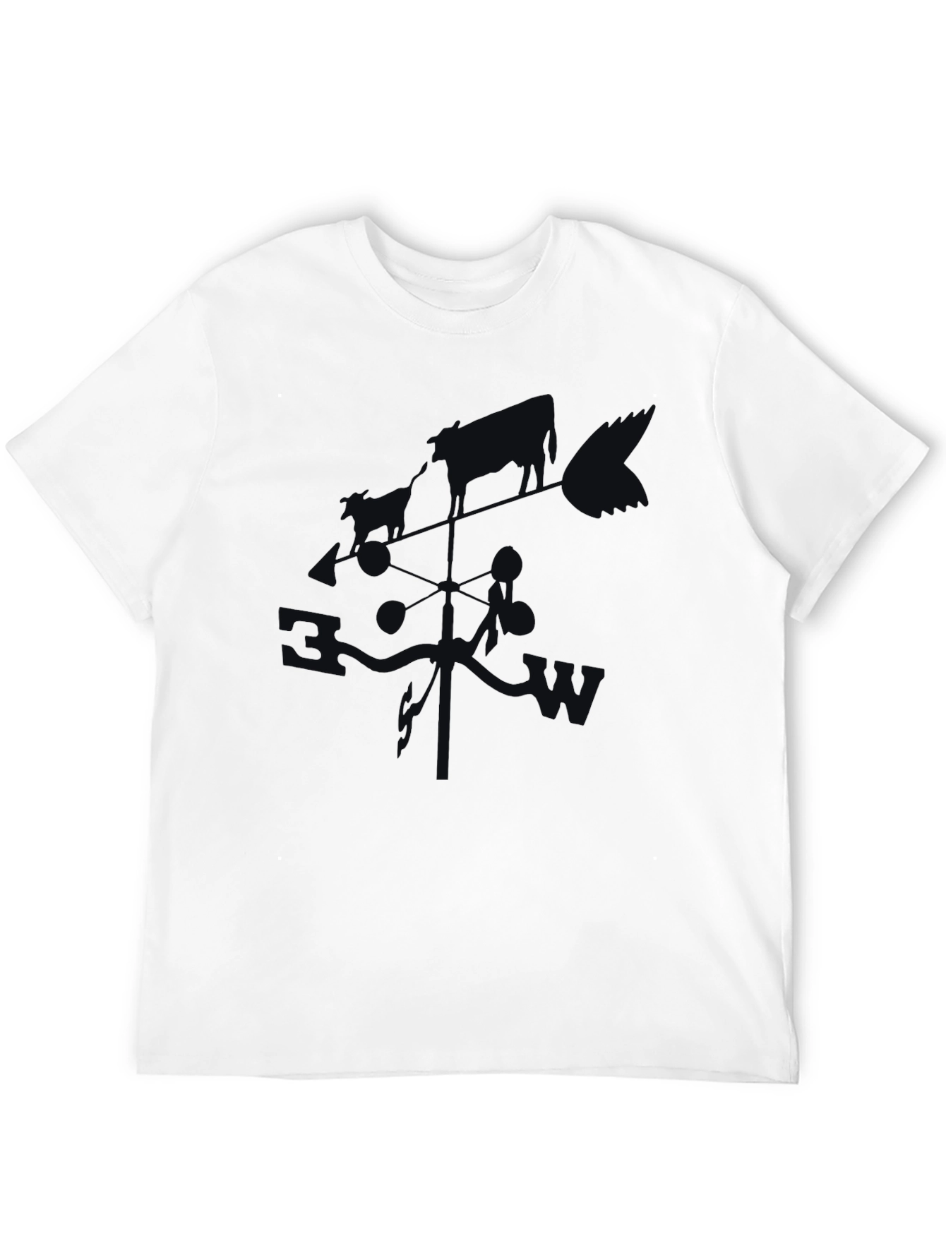 Black Modern Black Graphic Print T-Shirt view 12