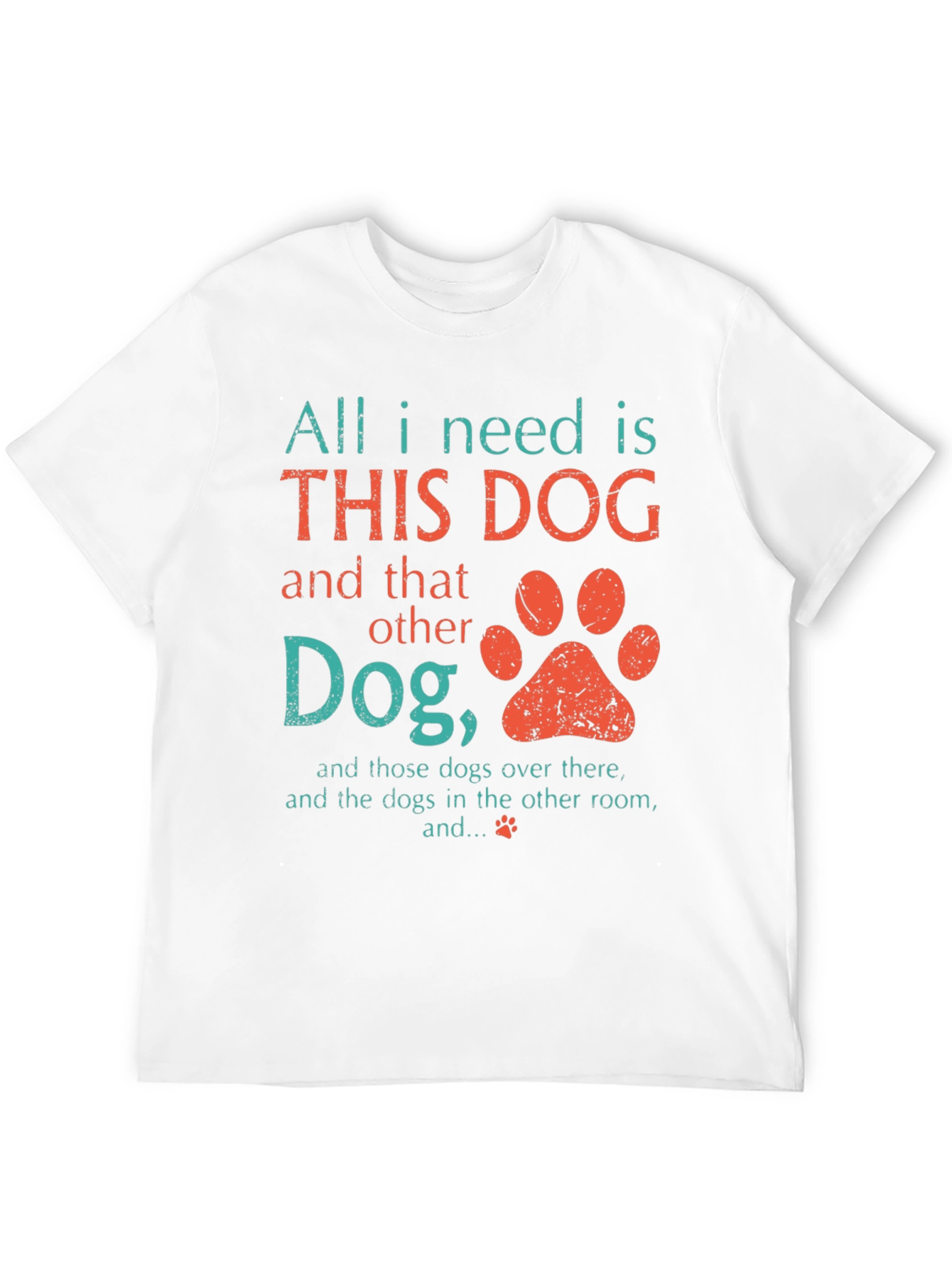 Black All I Need Is This Dog T-Shirt view 12