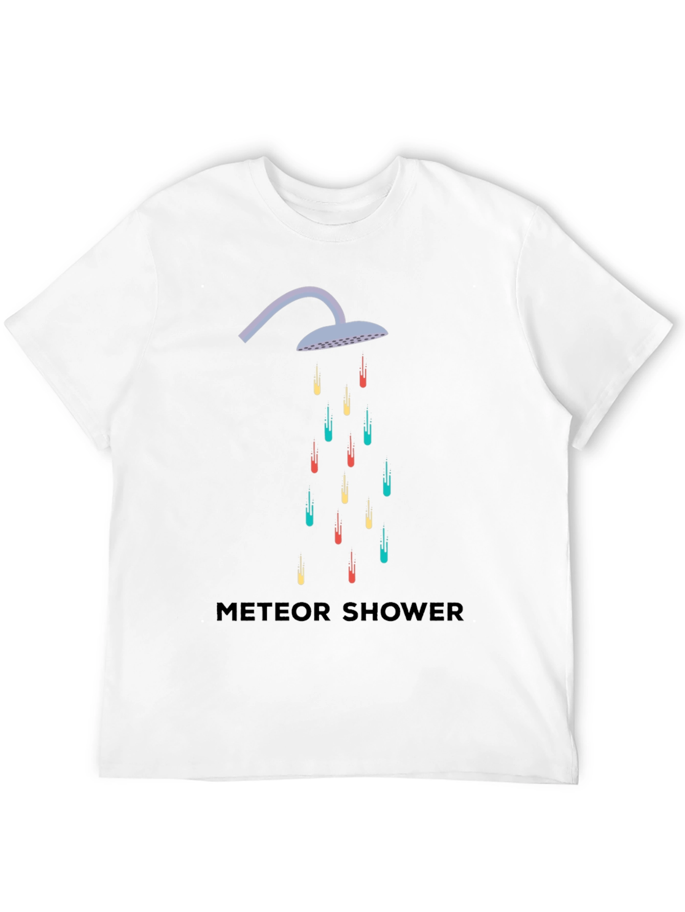 Black Meteor Shower Graphic Tee view 12