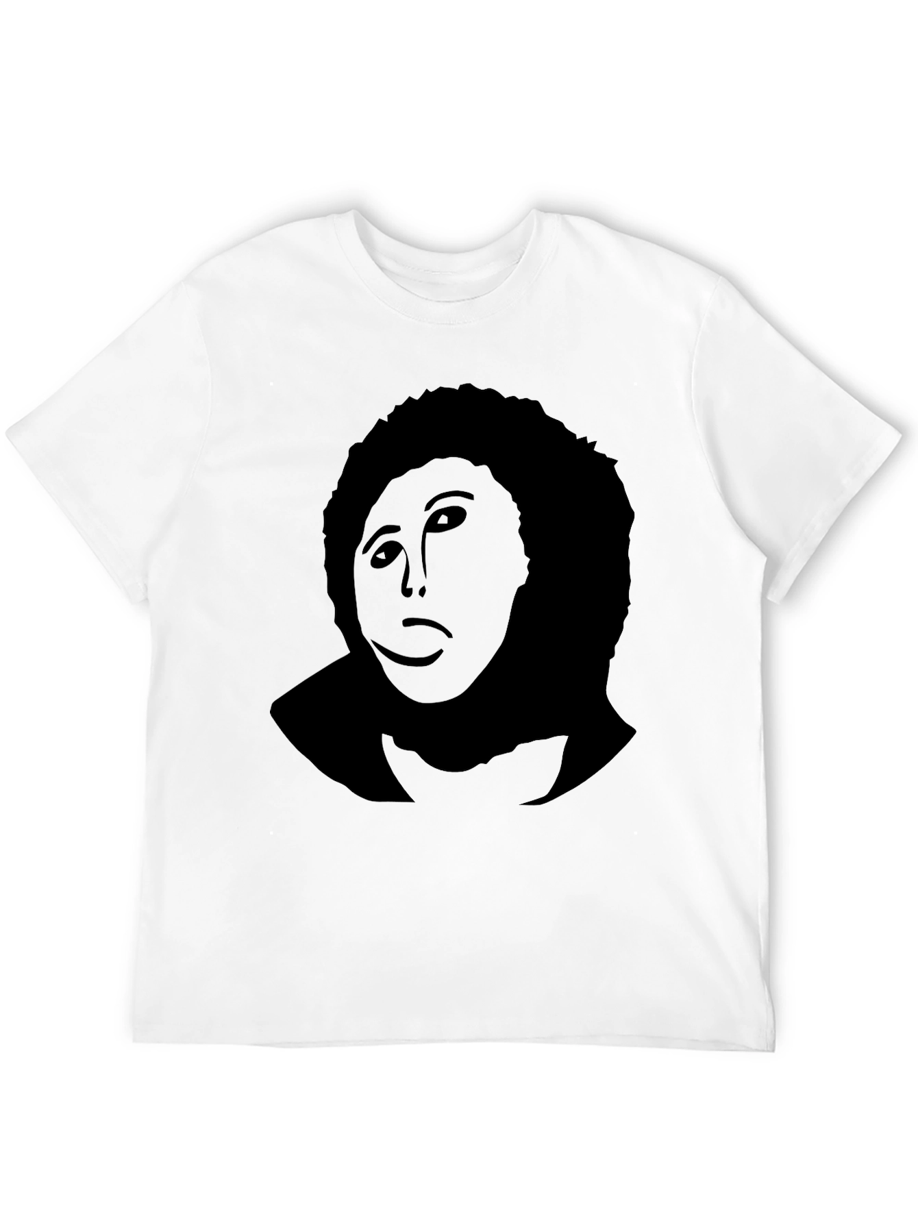 Black Retro Silhouette Black T-Shirt view 12