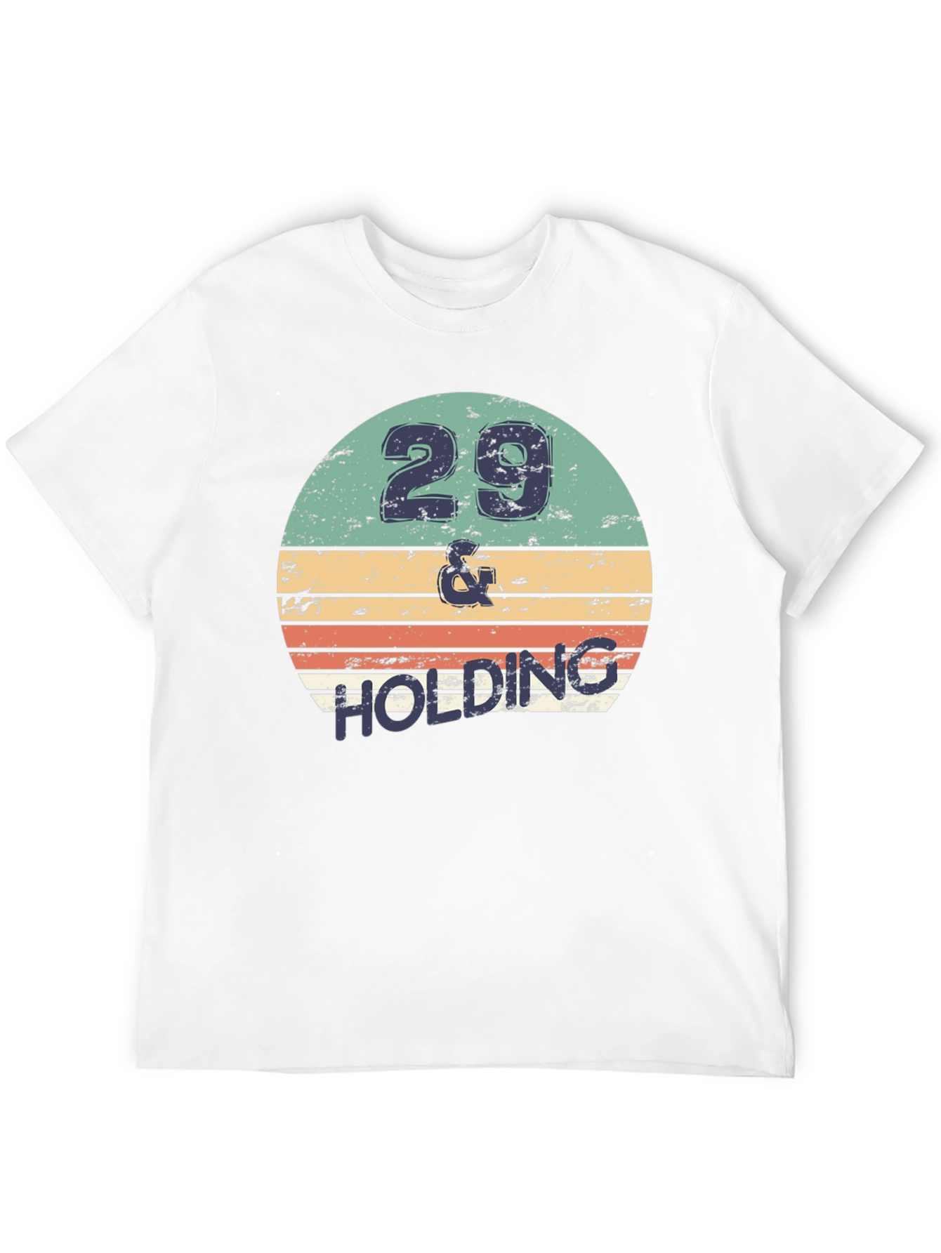 Black 29 & Holding Birthday T-Shirt Retro Design view 12