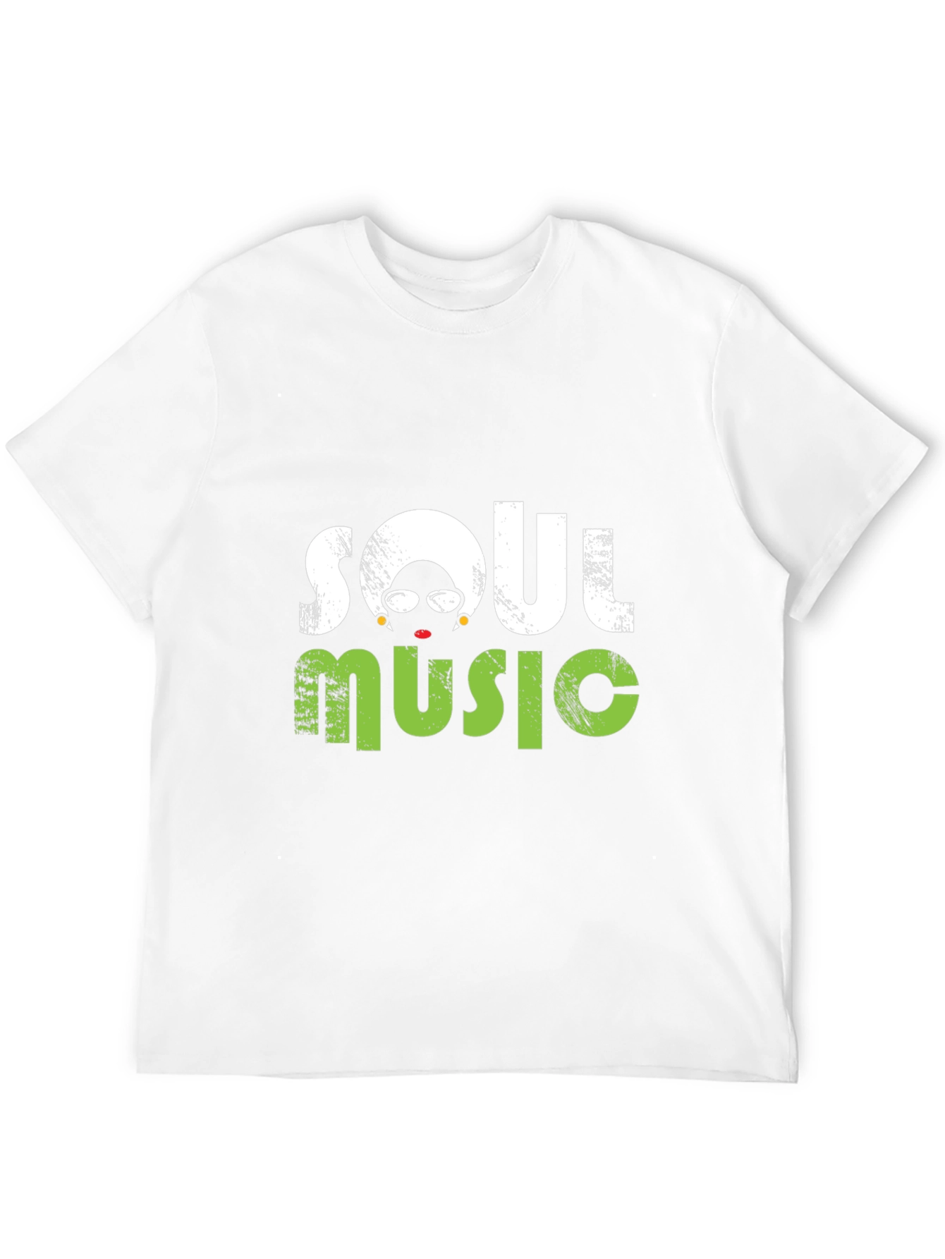 Black Soul Music Graphic Black T-Shirt view 12