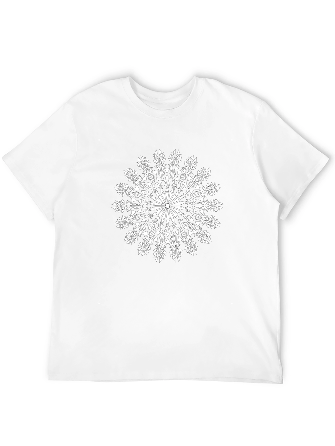 Black Mandala Graphic Black T-Shirt view 12