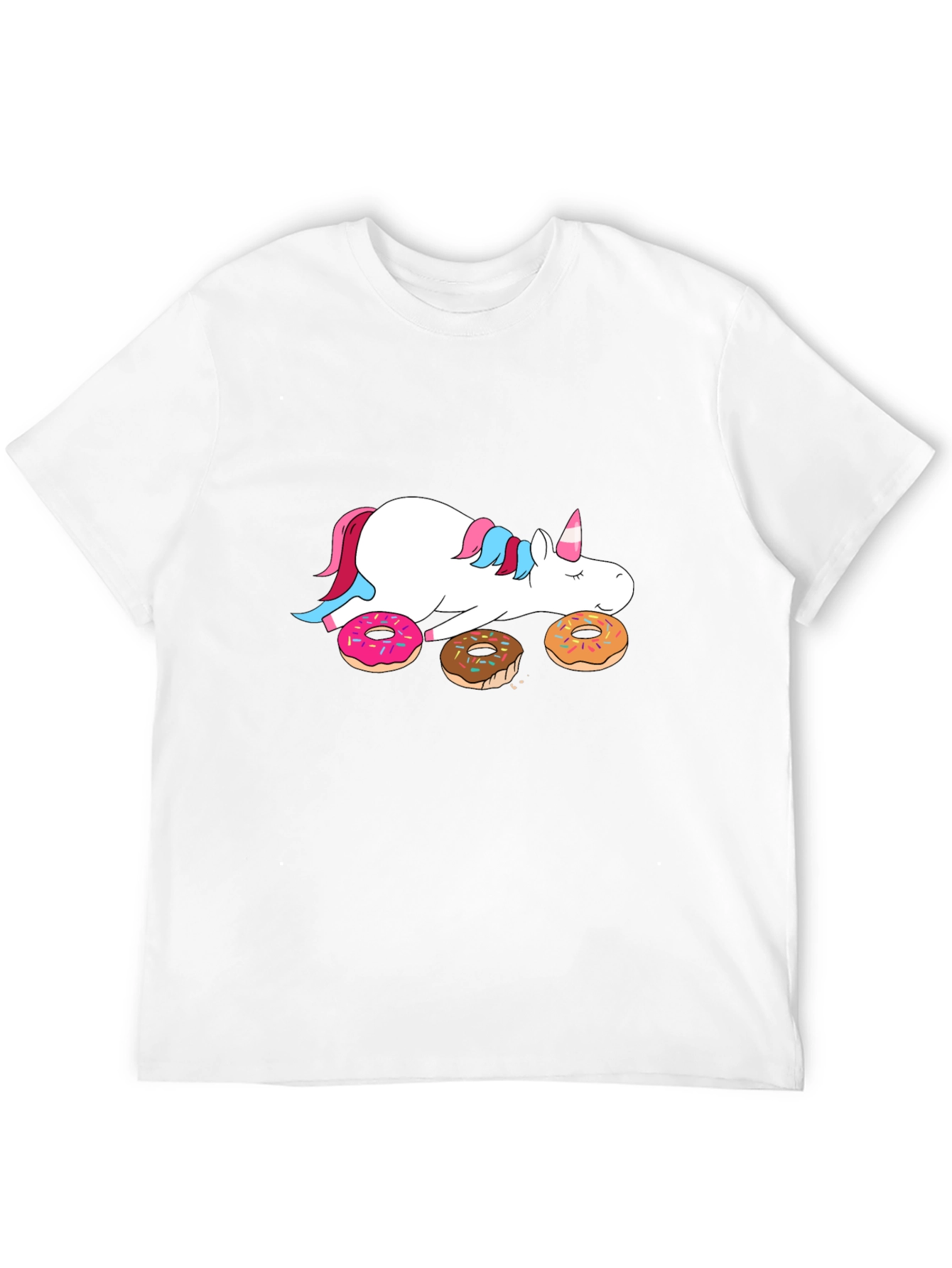 Black Unicorn Donuts T-Shirt - Whimsical Tee view 12