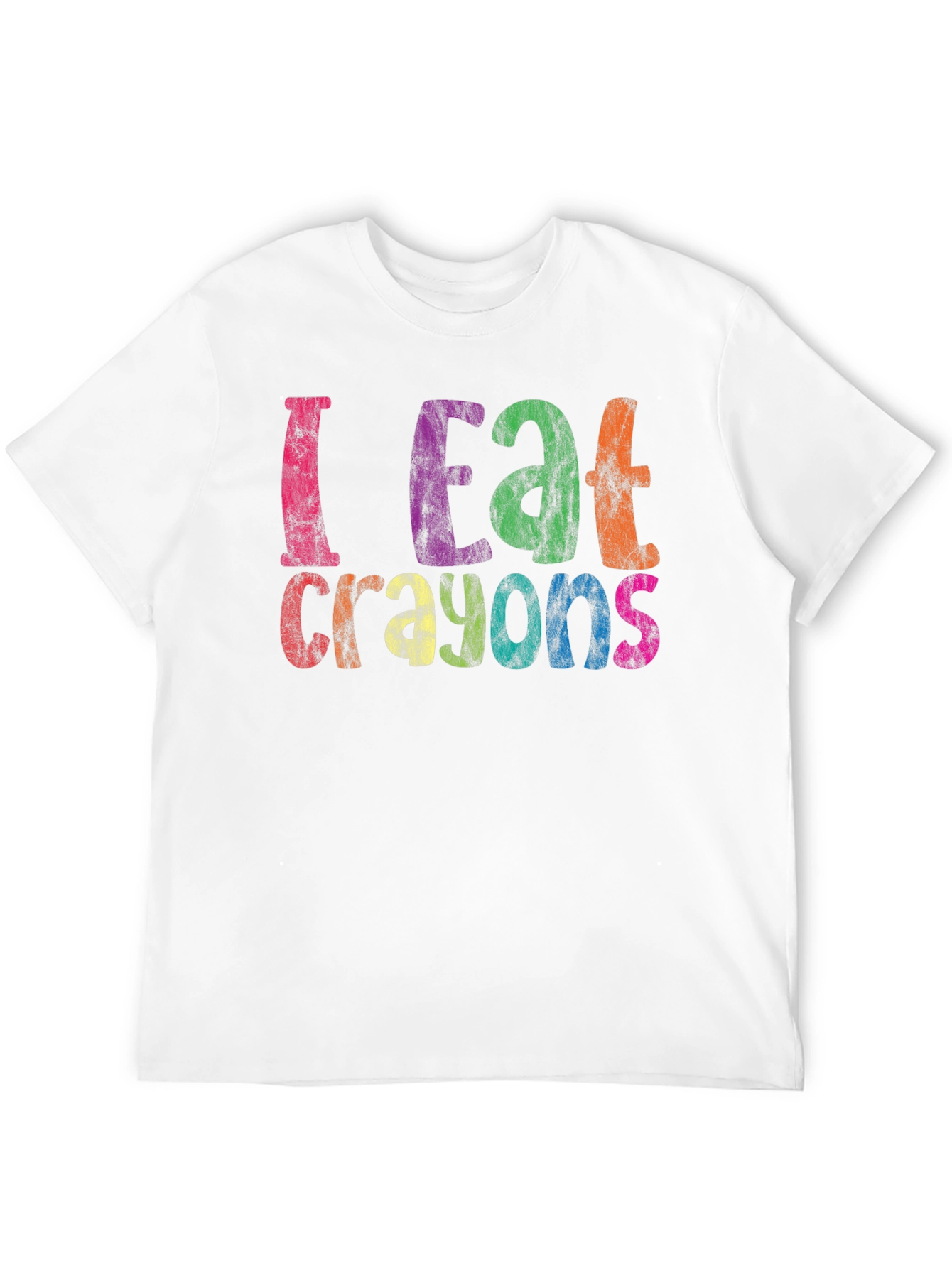 Black I Eat Crayons Funny Graphic Tee view 12