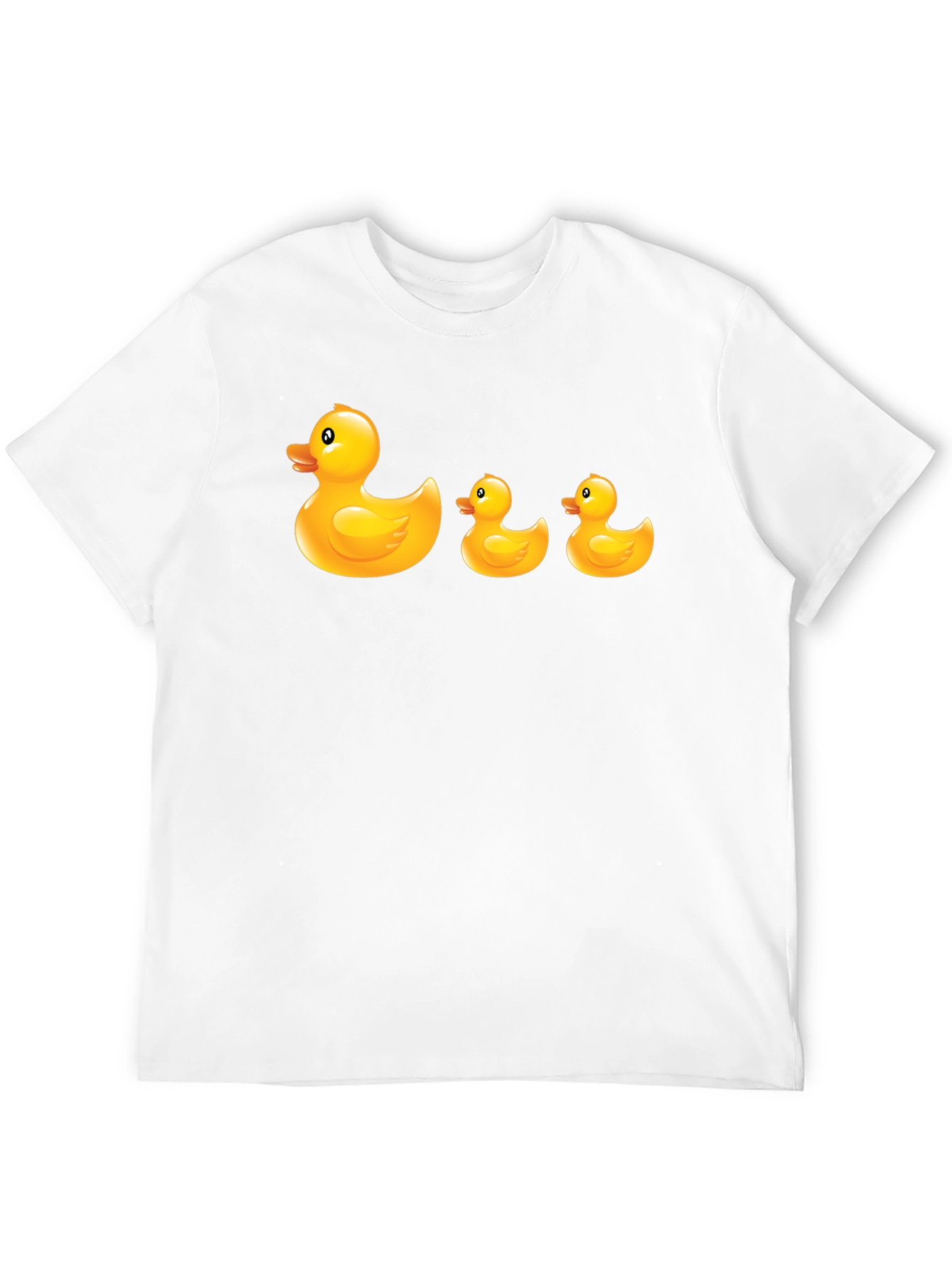 Black Rubber Duck T-Shirt - Quirky Black Cotton Tee view 12