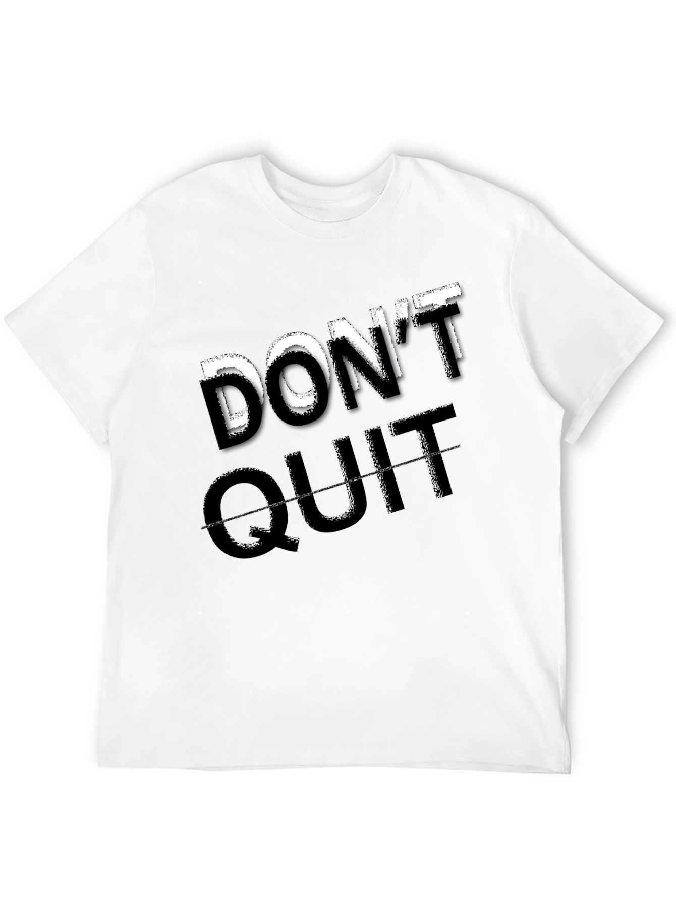 Black Don't Quit Motivational Graphic Tee view 12