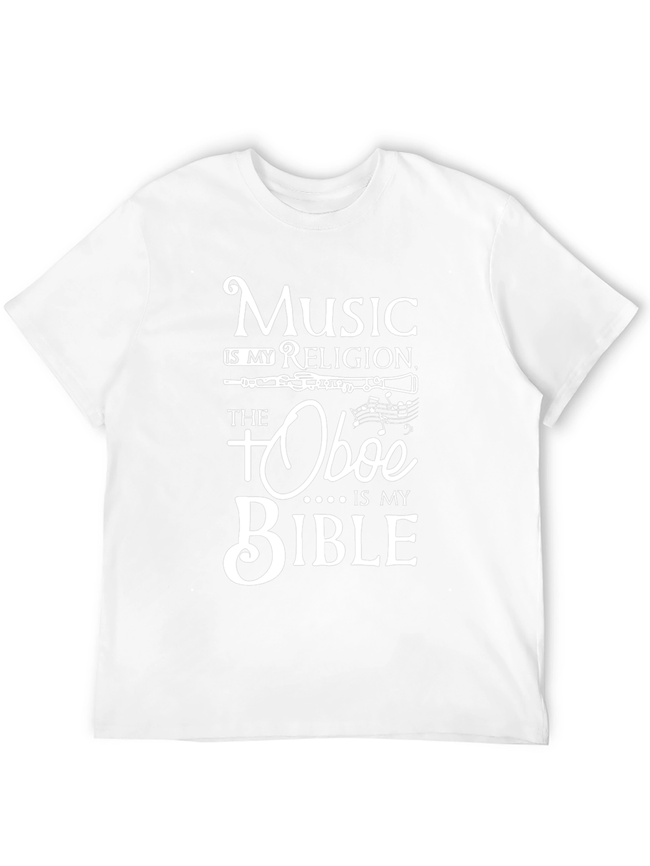 Black Music is My Religion Oboe Bible T-Shirt view 12