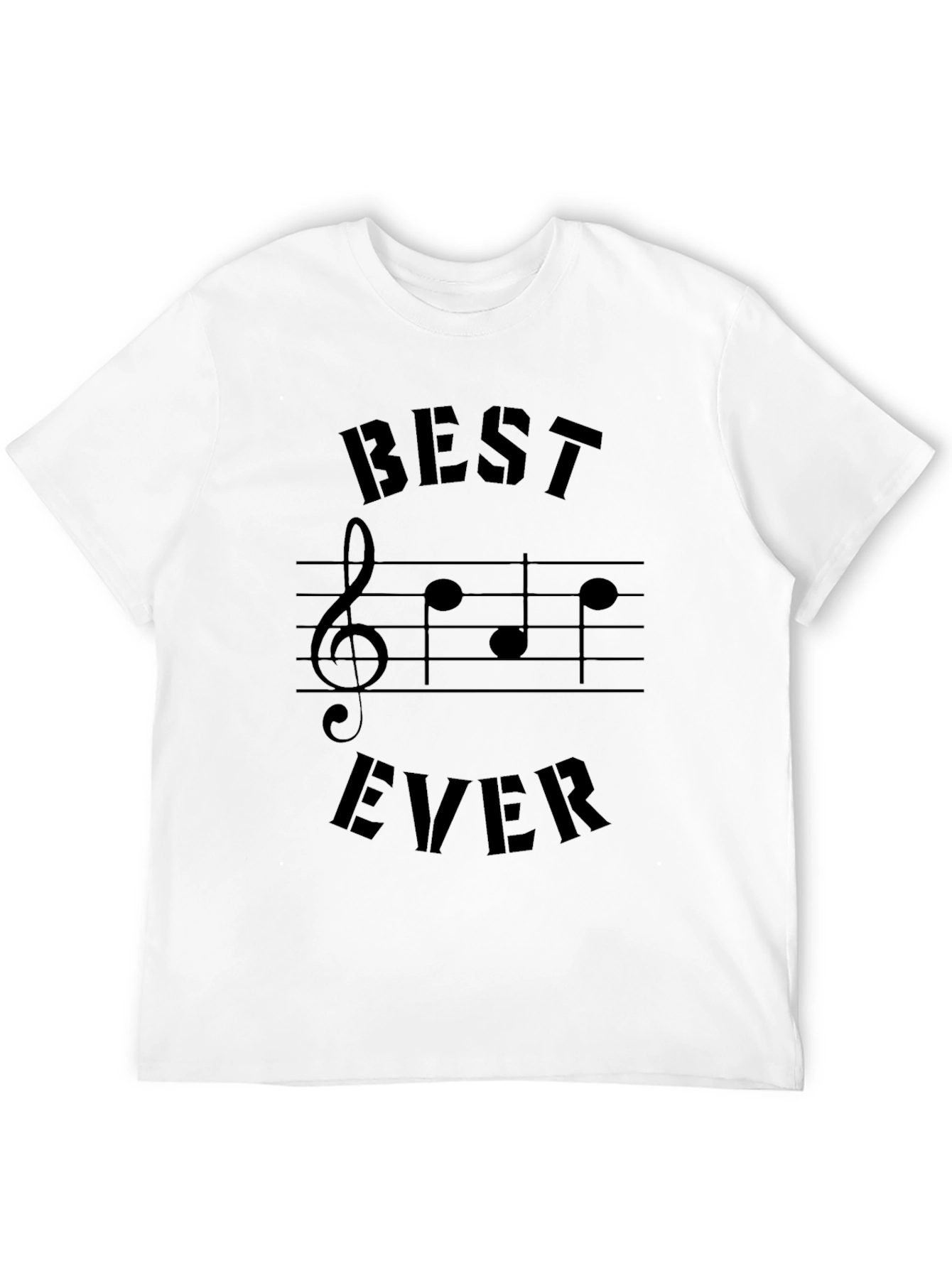 Black Best Ever Music T-Shirt - Short Sleeve Black Tee view 12