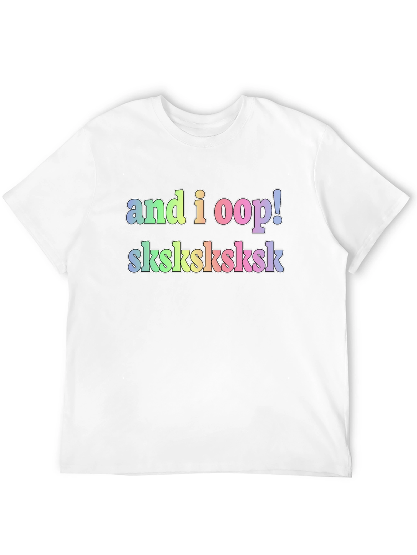 Black Trendy 'And I Oop!' T-Shirt view 12