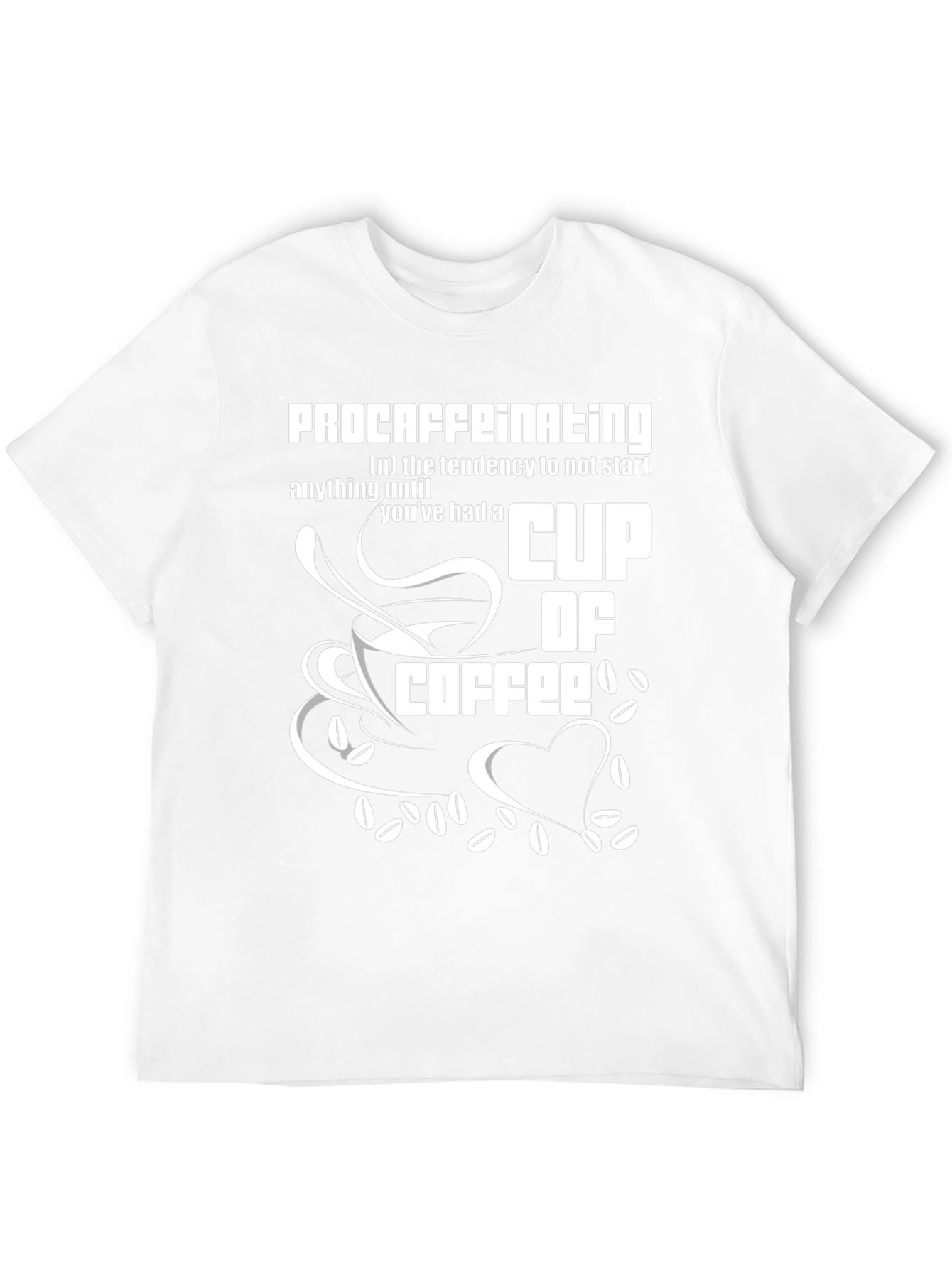 Black Procaffeinating Funny Coffee T-Shirt view 12
