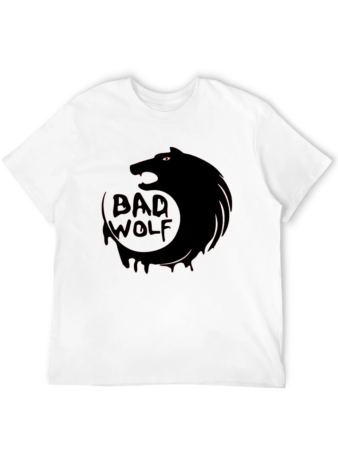 Black Bad Wolf Graphic Tee - Black T-Shirt view 12