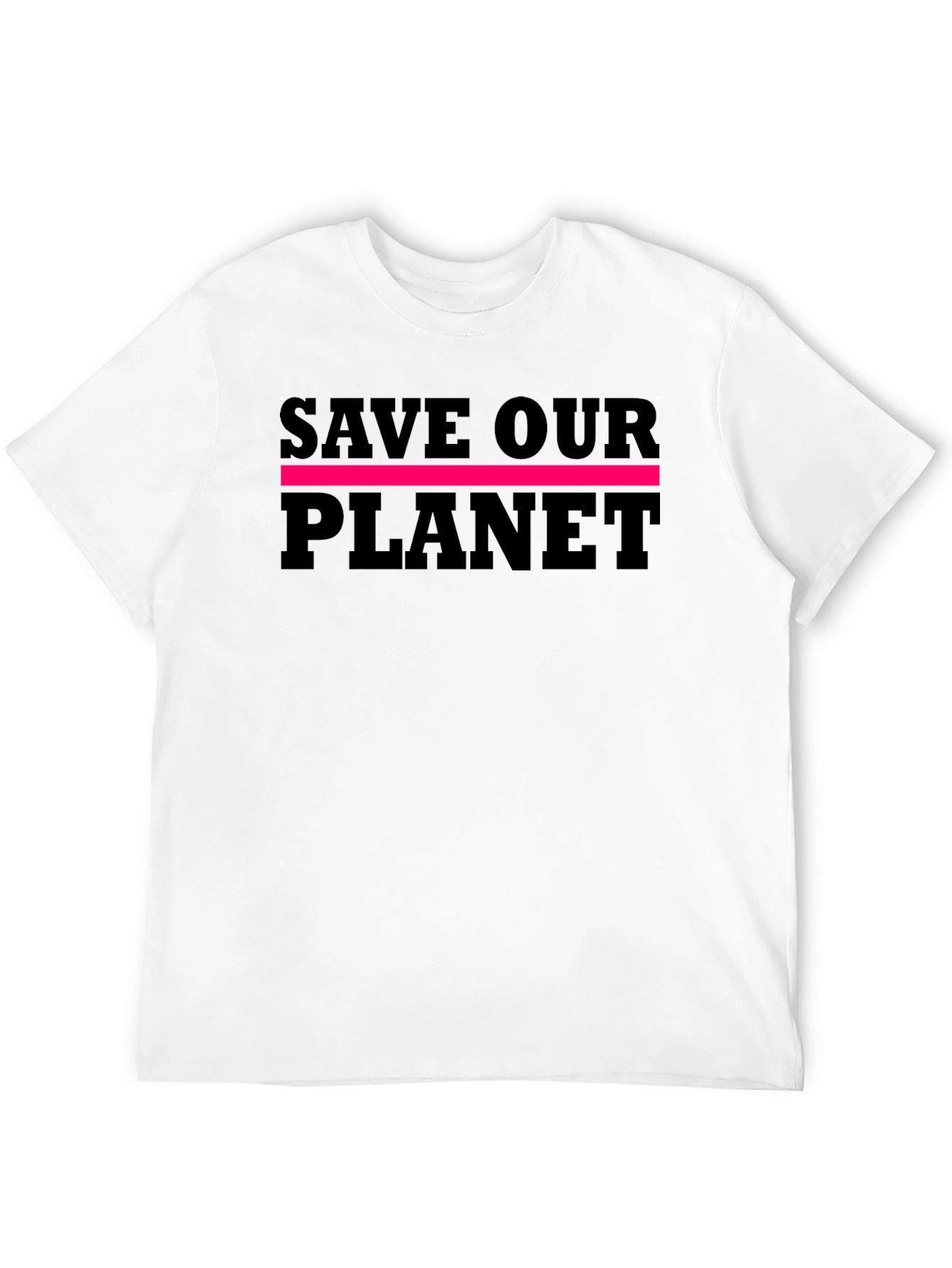 Black Save Our Planet Graphic Tee view 12