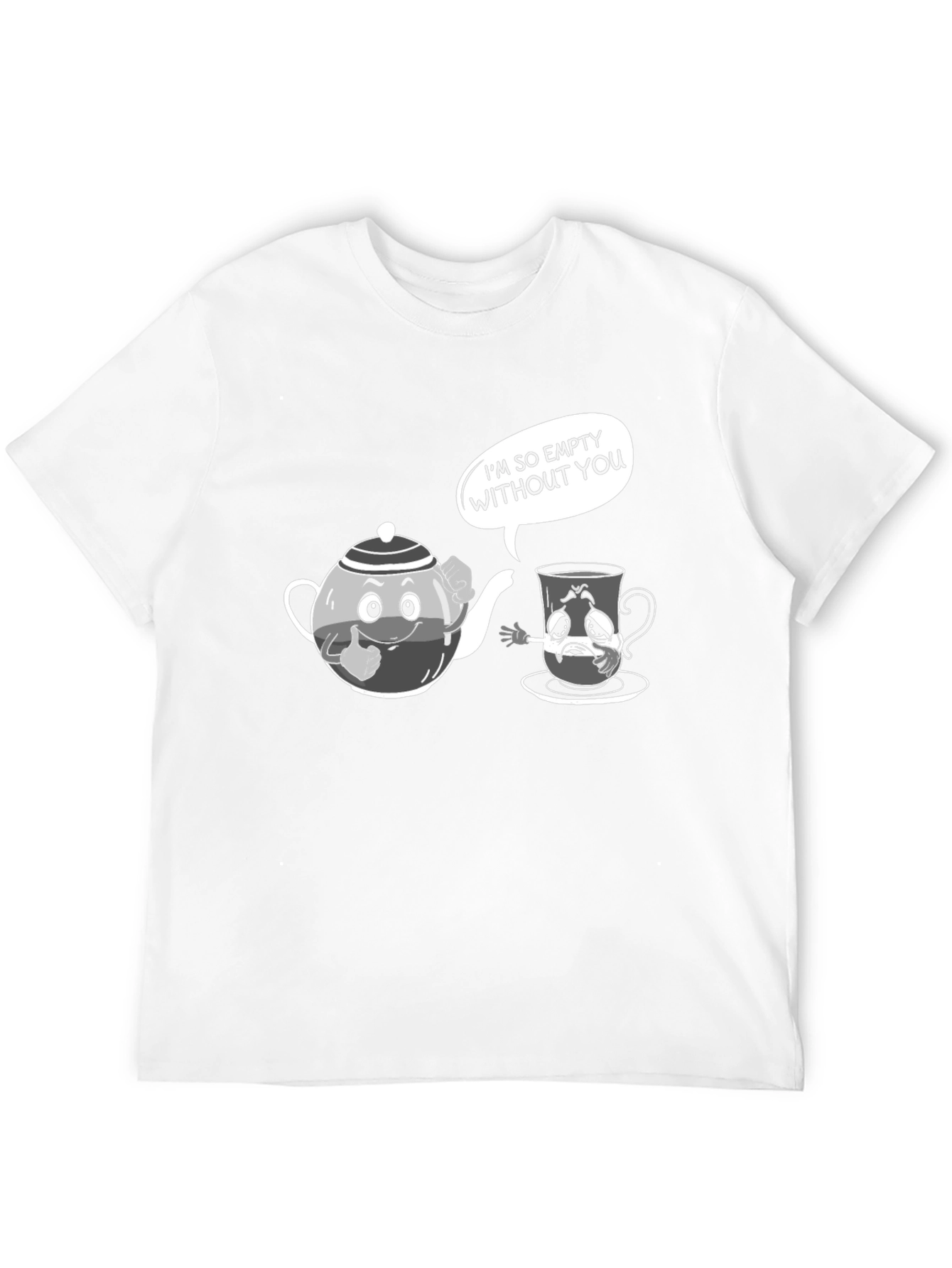 Black Empty Without You Graphic T-Shirt view 12