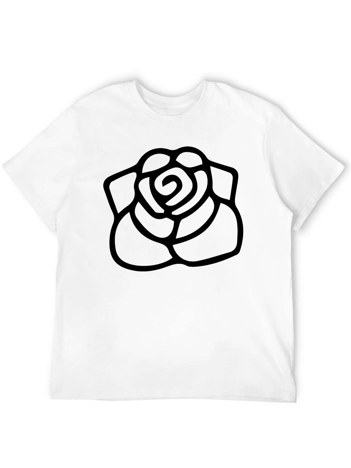 Black Black Rose Graphic Tee - Stylish Comfort view 12