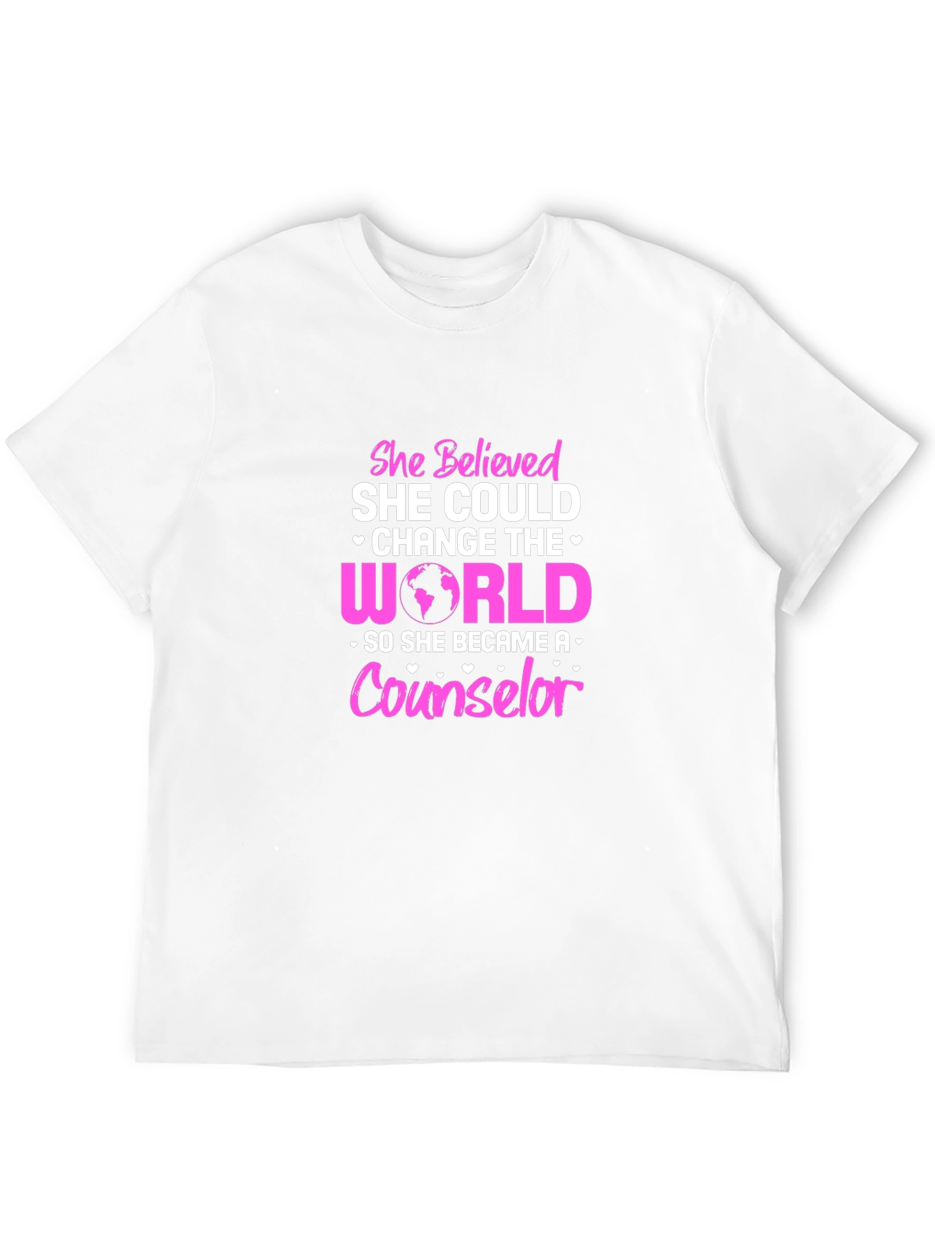 Black Counselor World Changer Graphic T-Shirt view 12