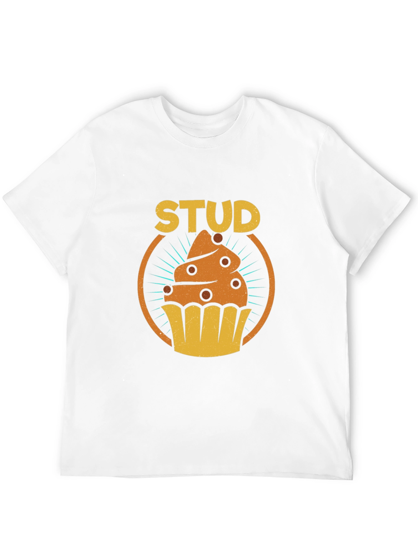 Black Stud Muffin Graphic Tee - Novelty Men's T-Shirt view 12