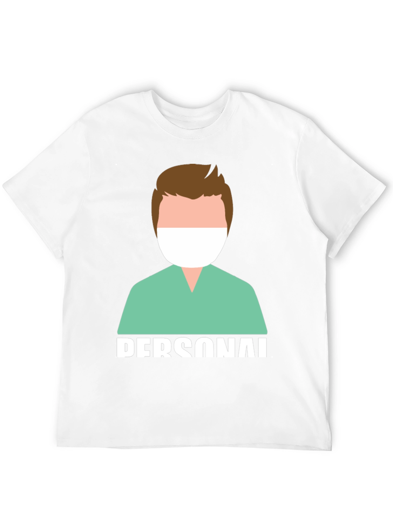 Black Personal Medical Staff T-Shirt view 12