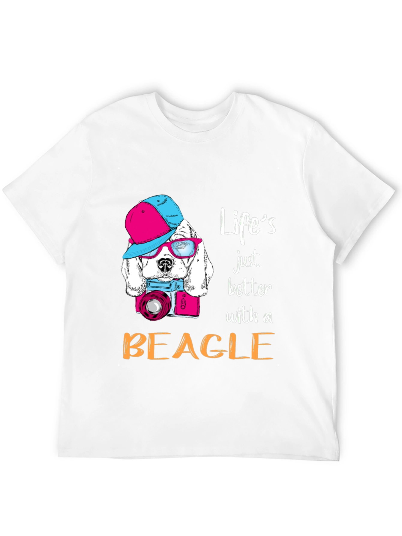 Black Beagle Lover T-Shirt: Life's Better with a Beagle! view 12