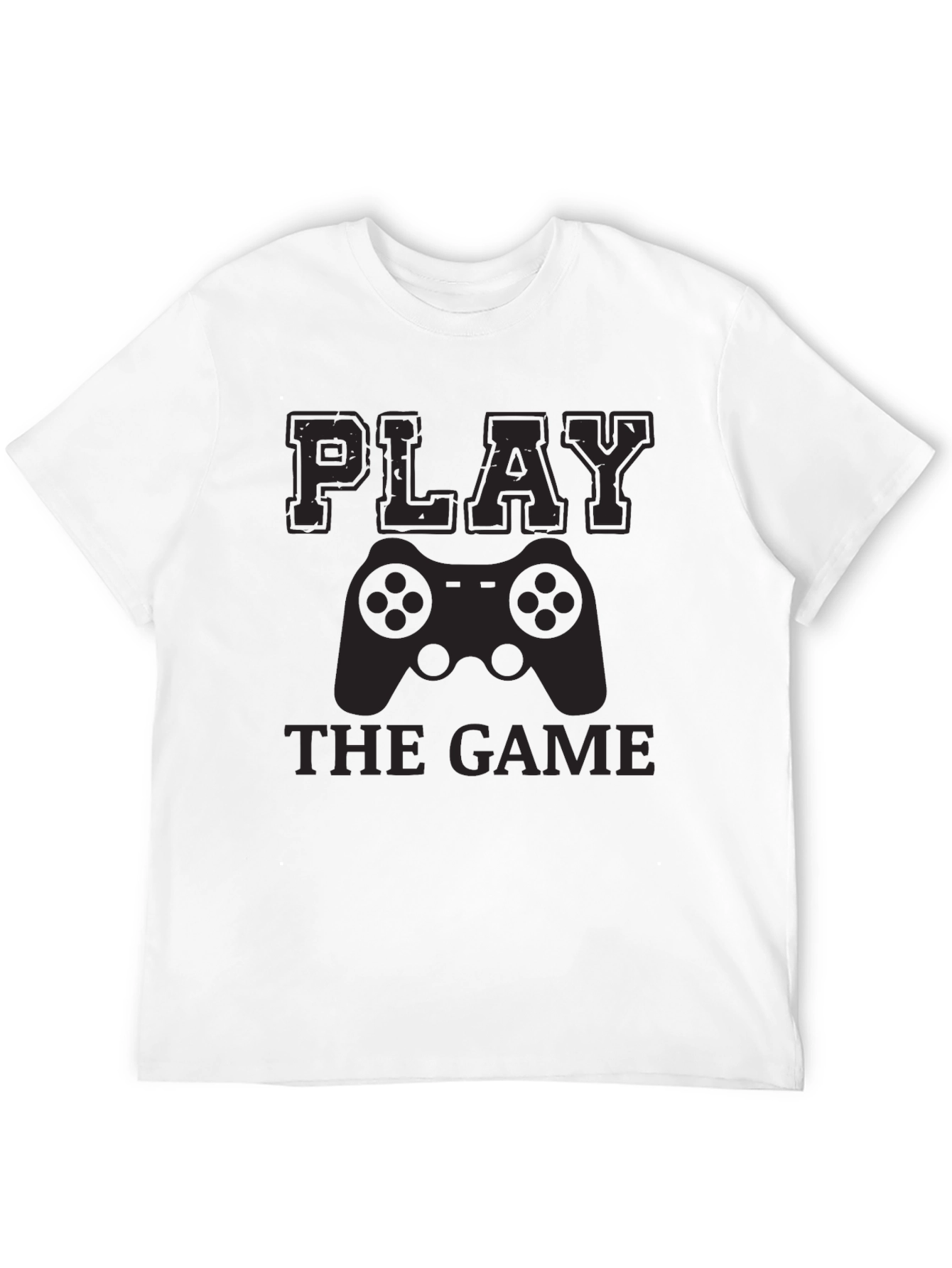 Black Play The Game T-Shirt - Gamer Style view 12