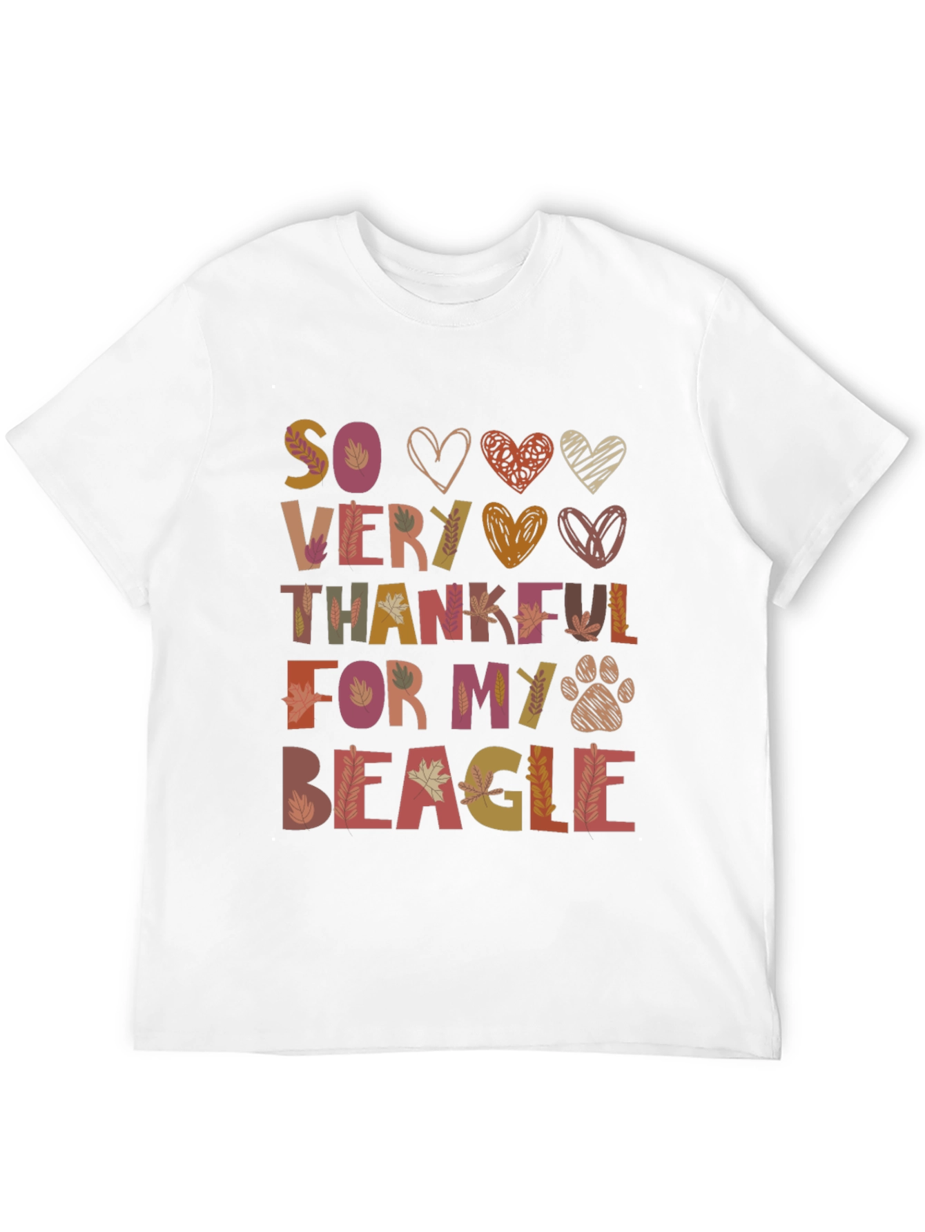 Black So Very Thankful For My Beagle T-Shirt view 12