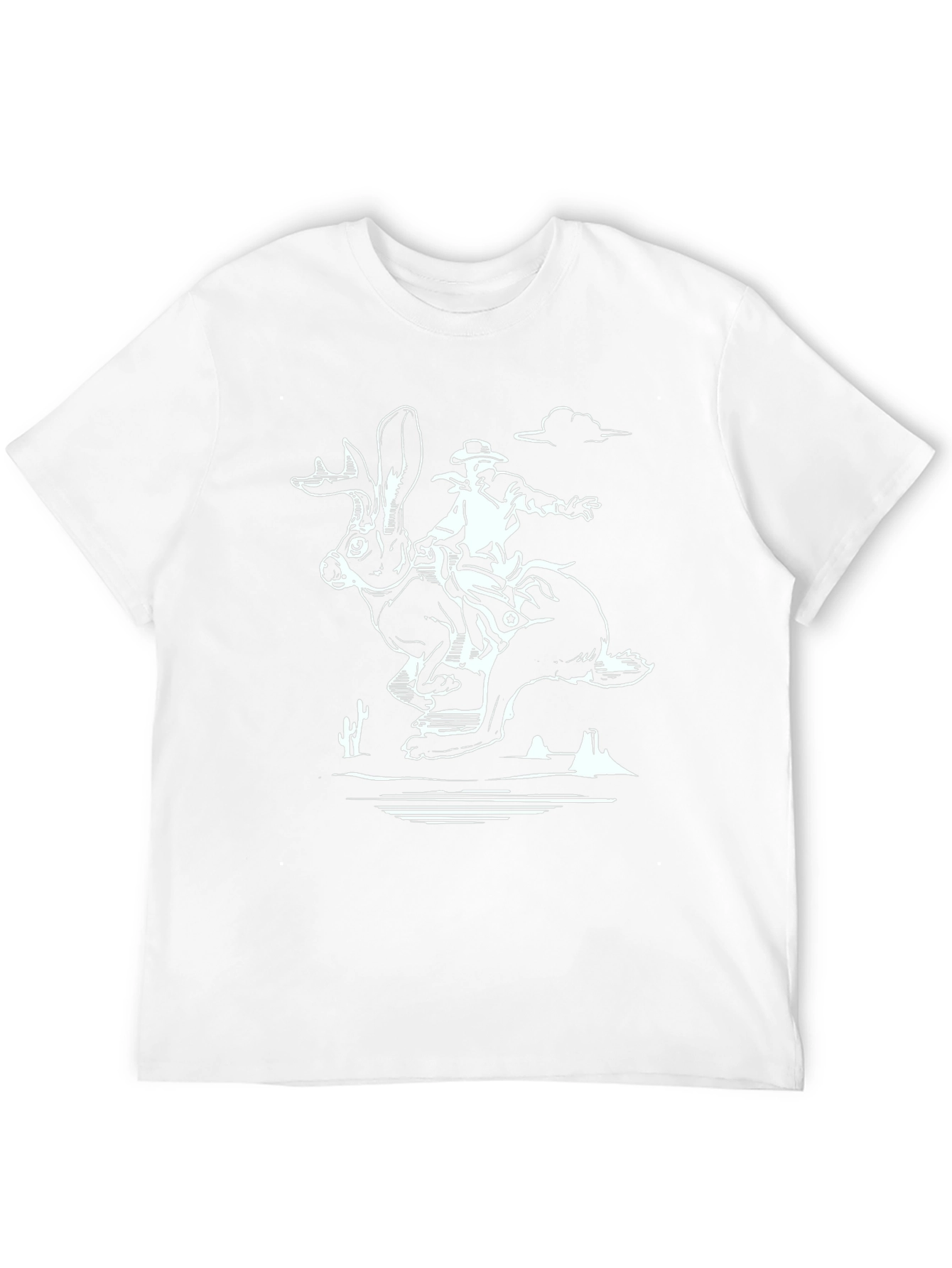 Black Jackalope Cowboy Graphic Tee view 12