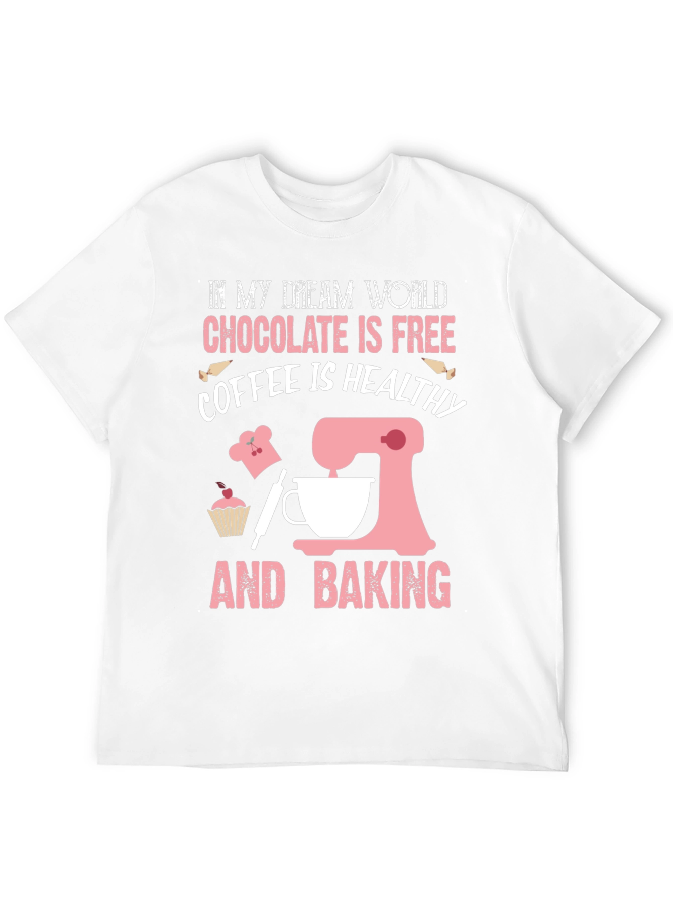 Black Dream World Baking T-Shirt view 12
