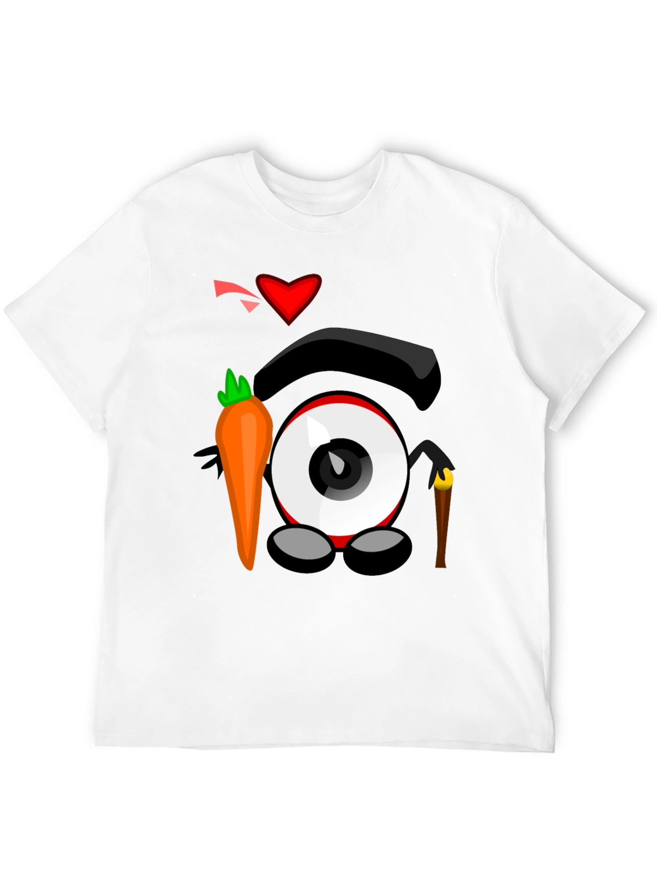Black Eye Love Carrots Black Graphic Tee view 12
