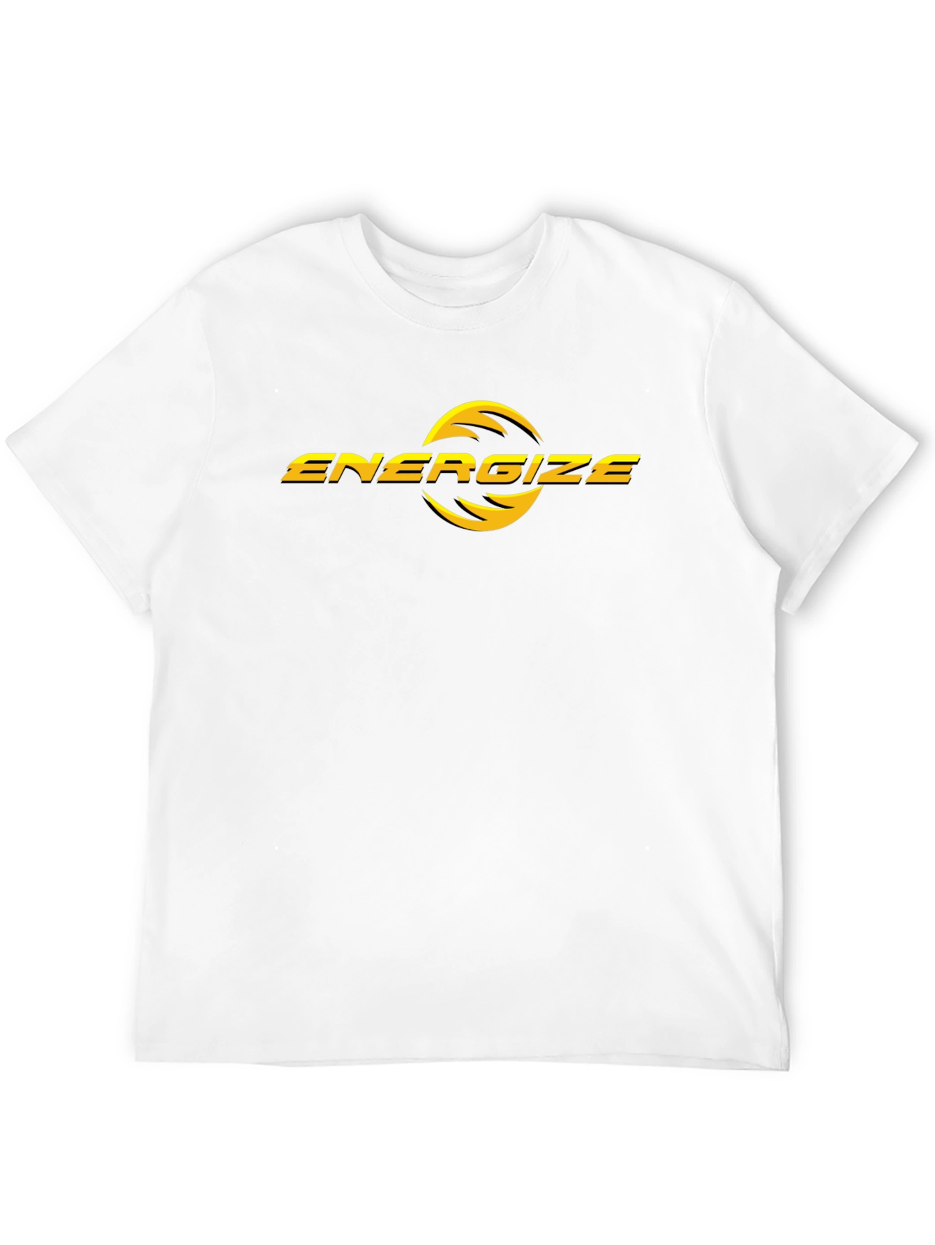 Energize Black T-Shirt - Modern Graphic Tee - 12