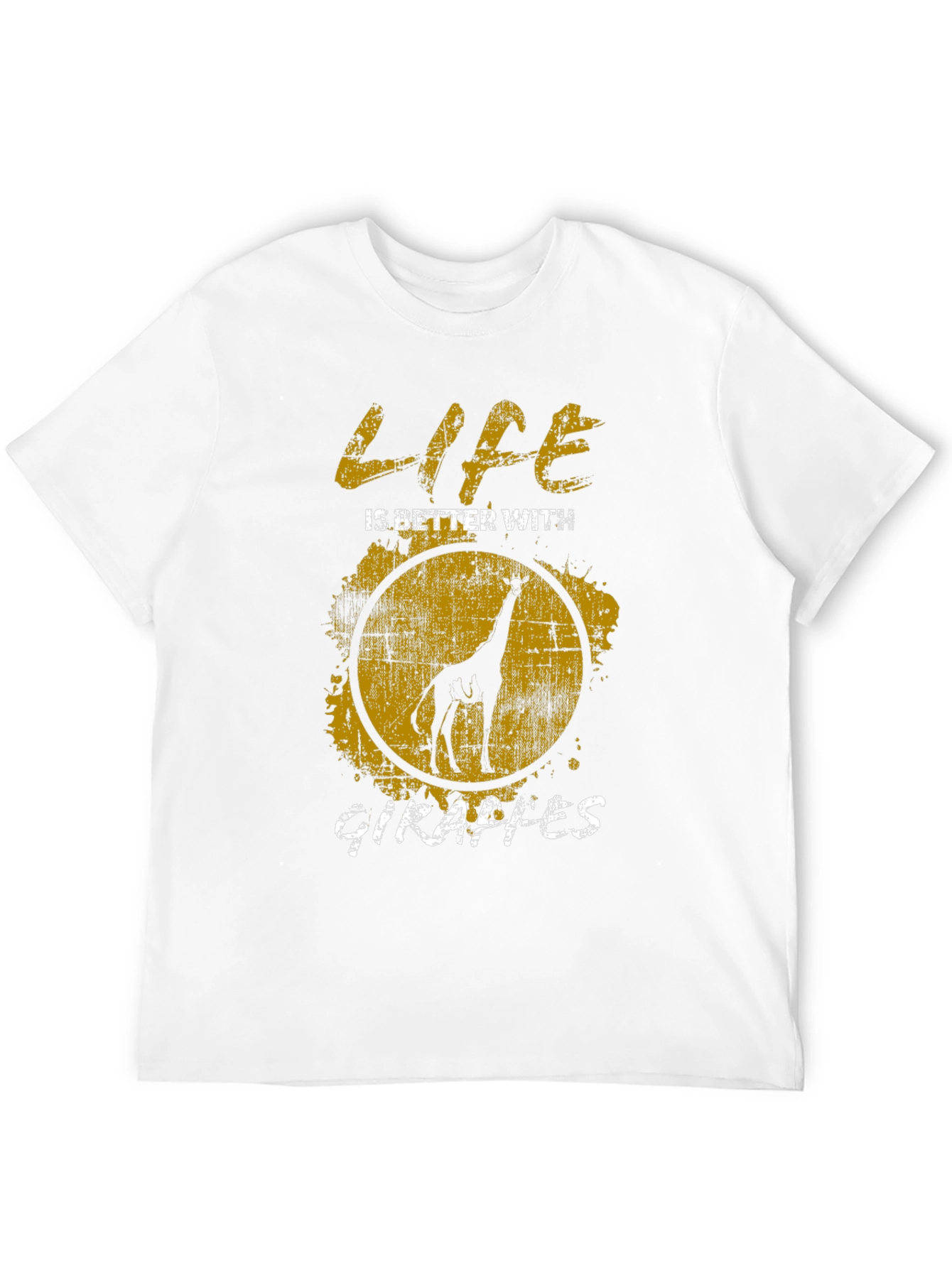 Black Life is Better with Giraffes T-Shirt view 12