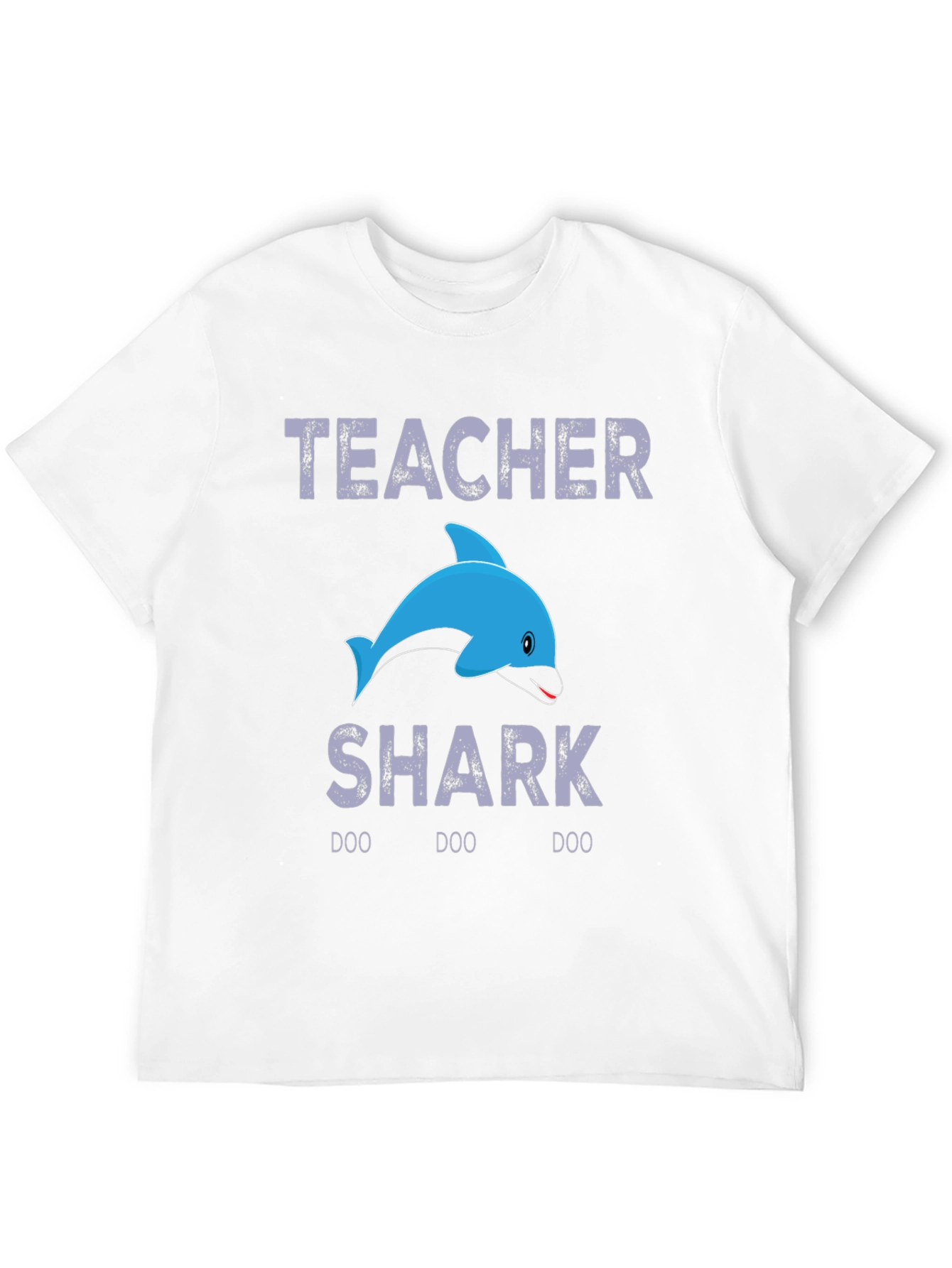 Black Teacher Shark Doo Doo T-Shirt view 12