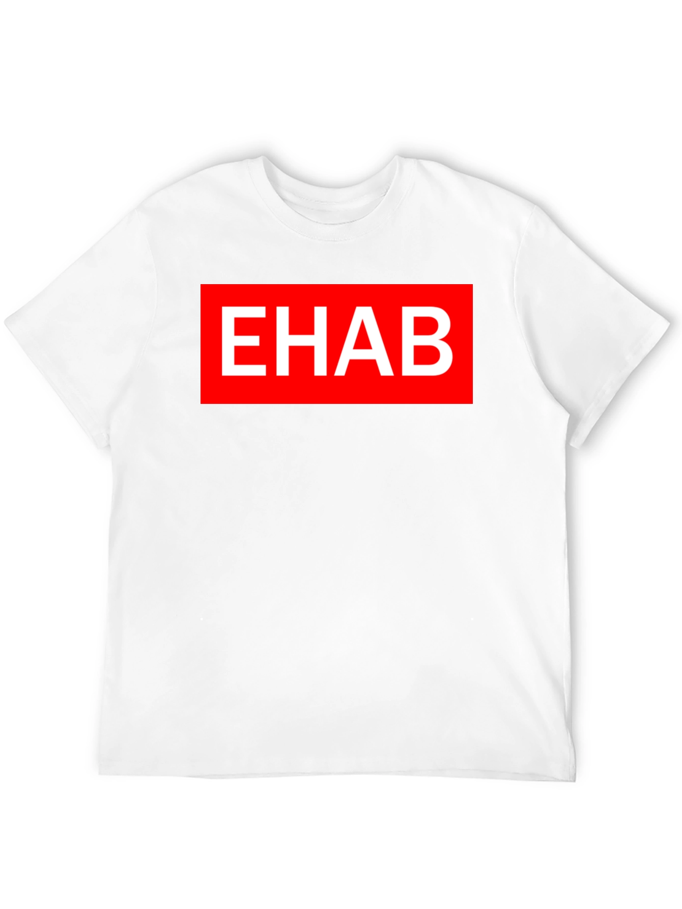 Black EHAB Graphic Tee - Bold Statement T-Shirt view 12